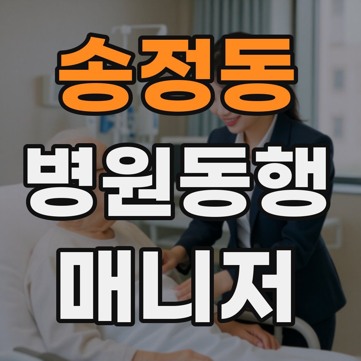 송정동 병원동행매니저 자격증