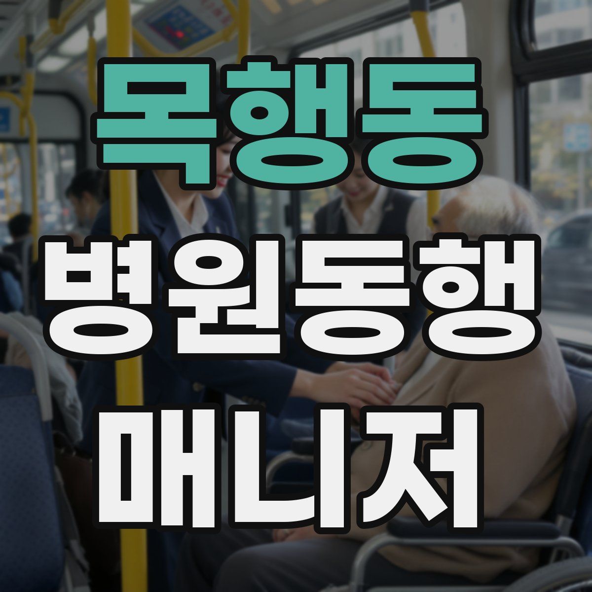 목행동 병원동행매니저 자격증