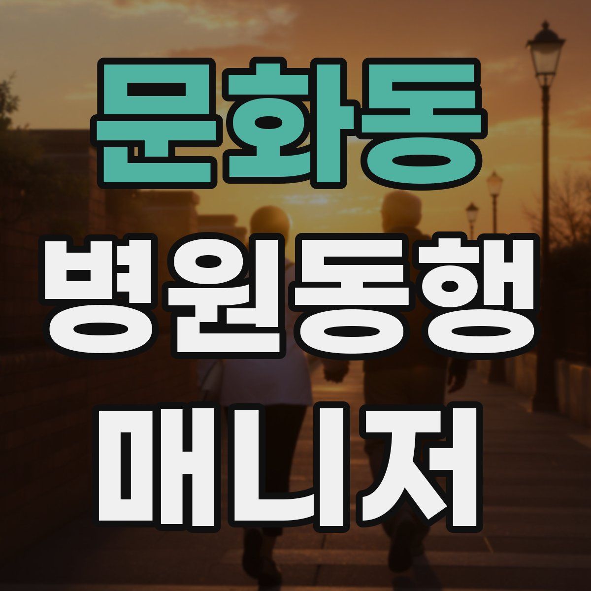 문화동 병원동행매니저 자격증