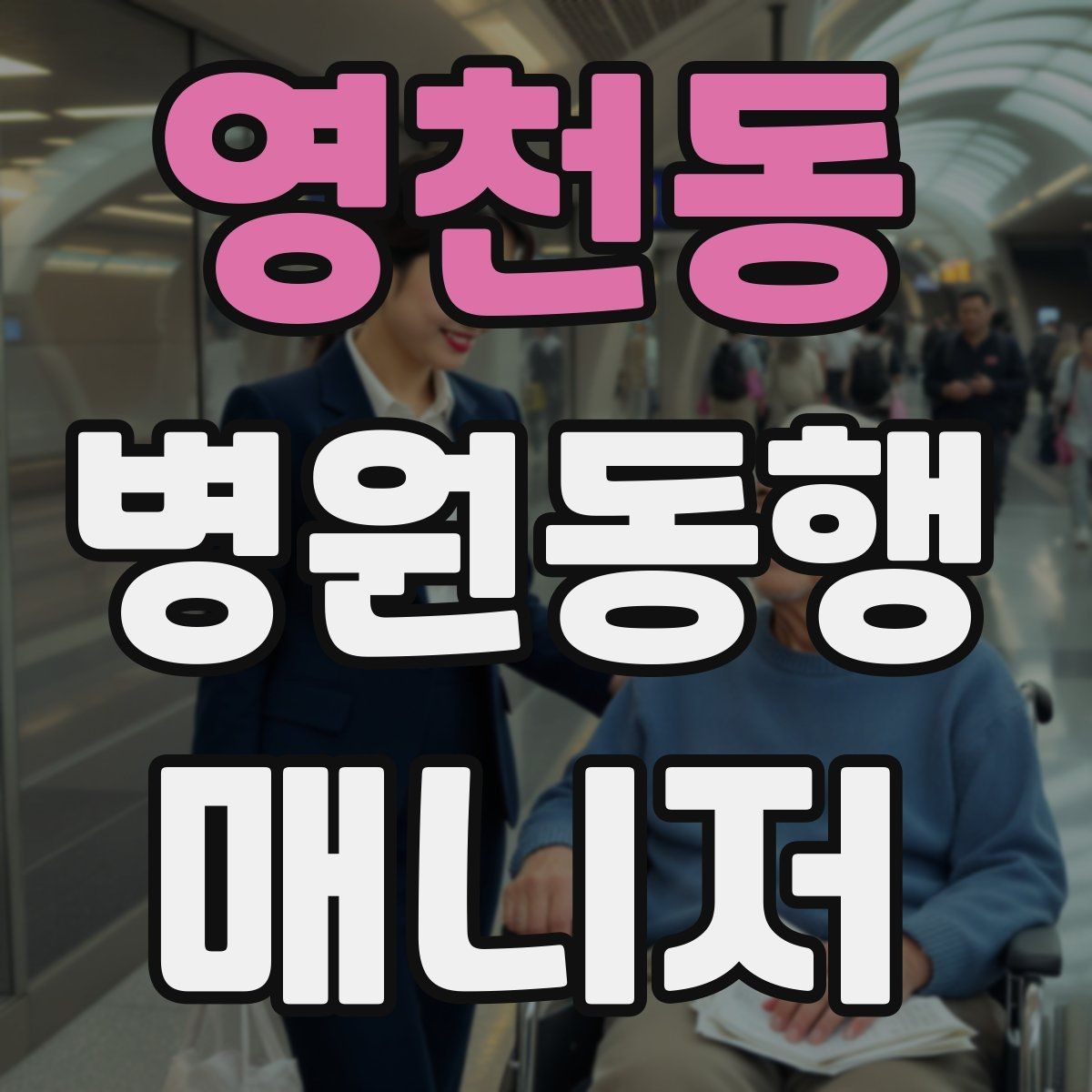 영천동 병원동행매니저 자격증 서비스 범위와 한계를 정리해보기