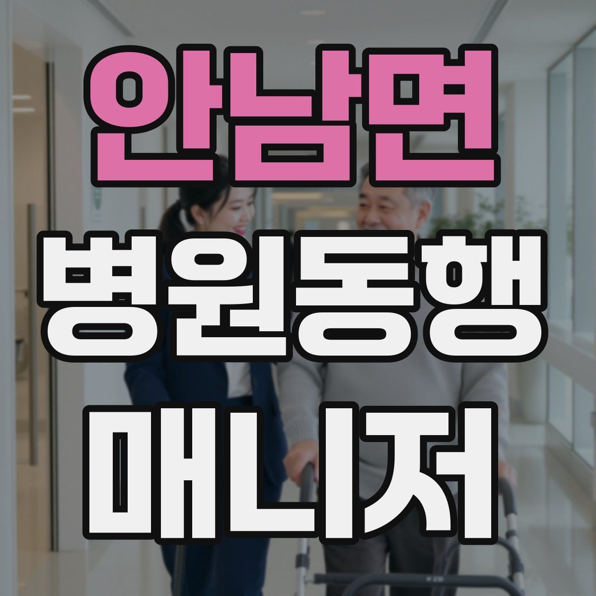 안남면 병원동행매니저 자격증
