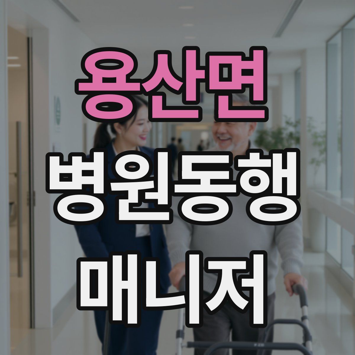 용산면 병원동행매니저 자격증