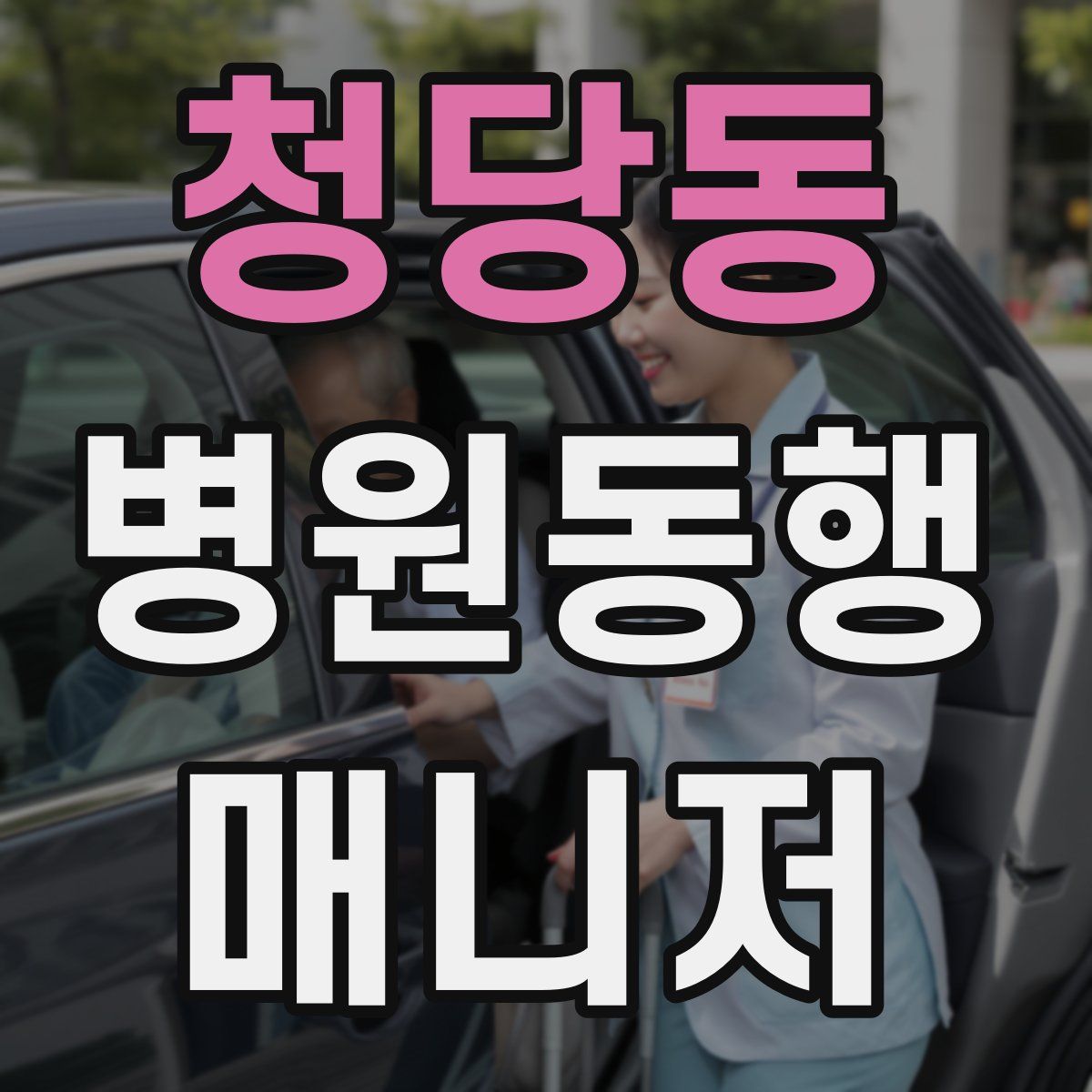 청당동 병원동행매니저 자격증