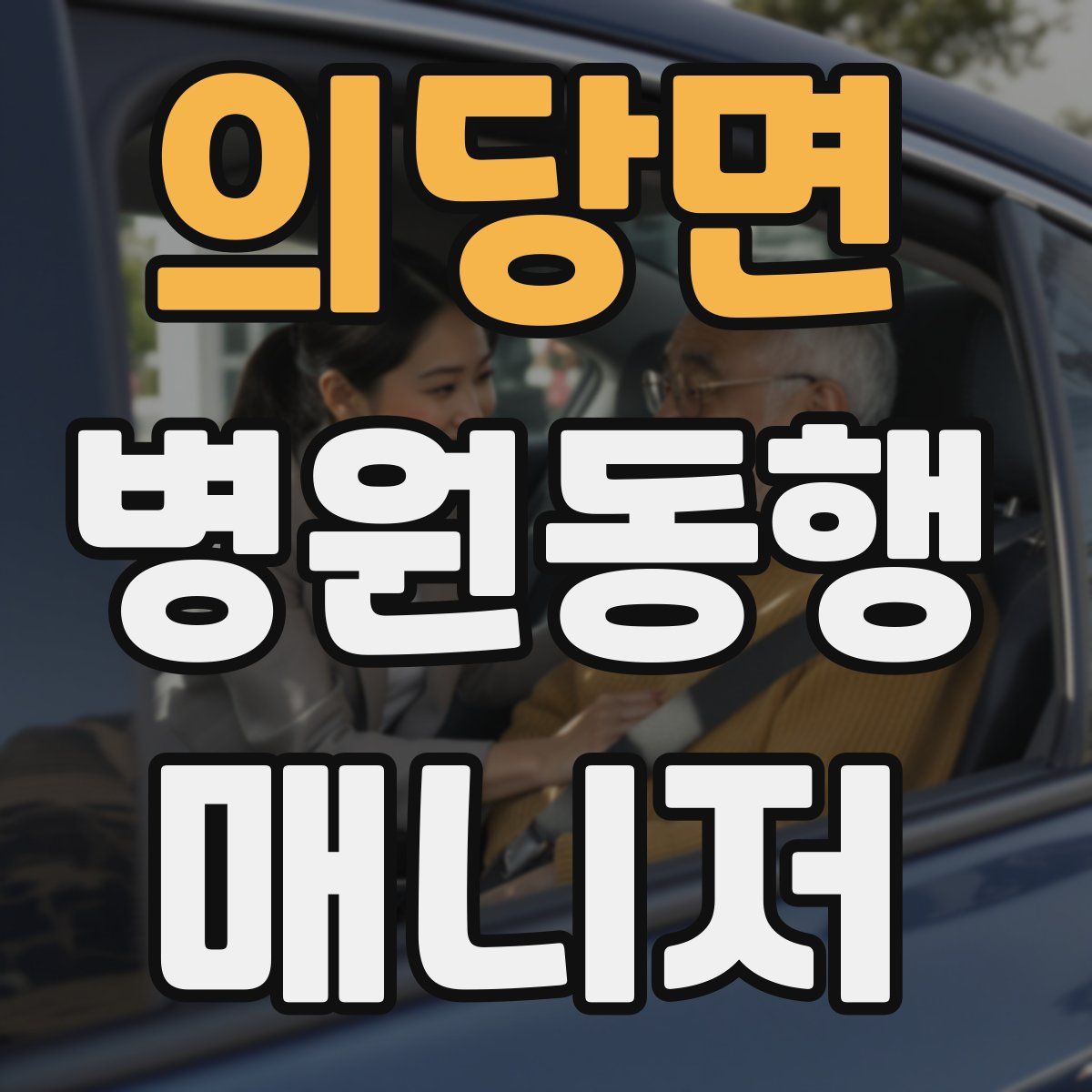 의당면 병원동행매니저 자격증