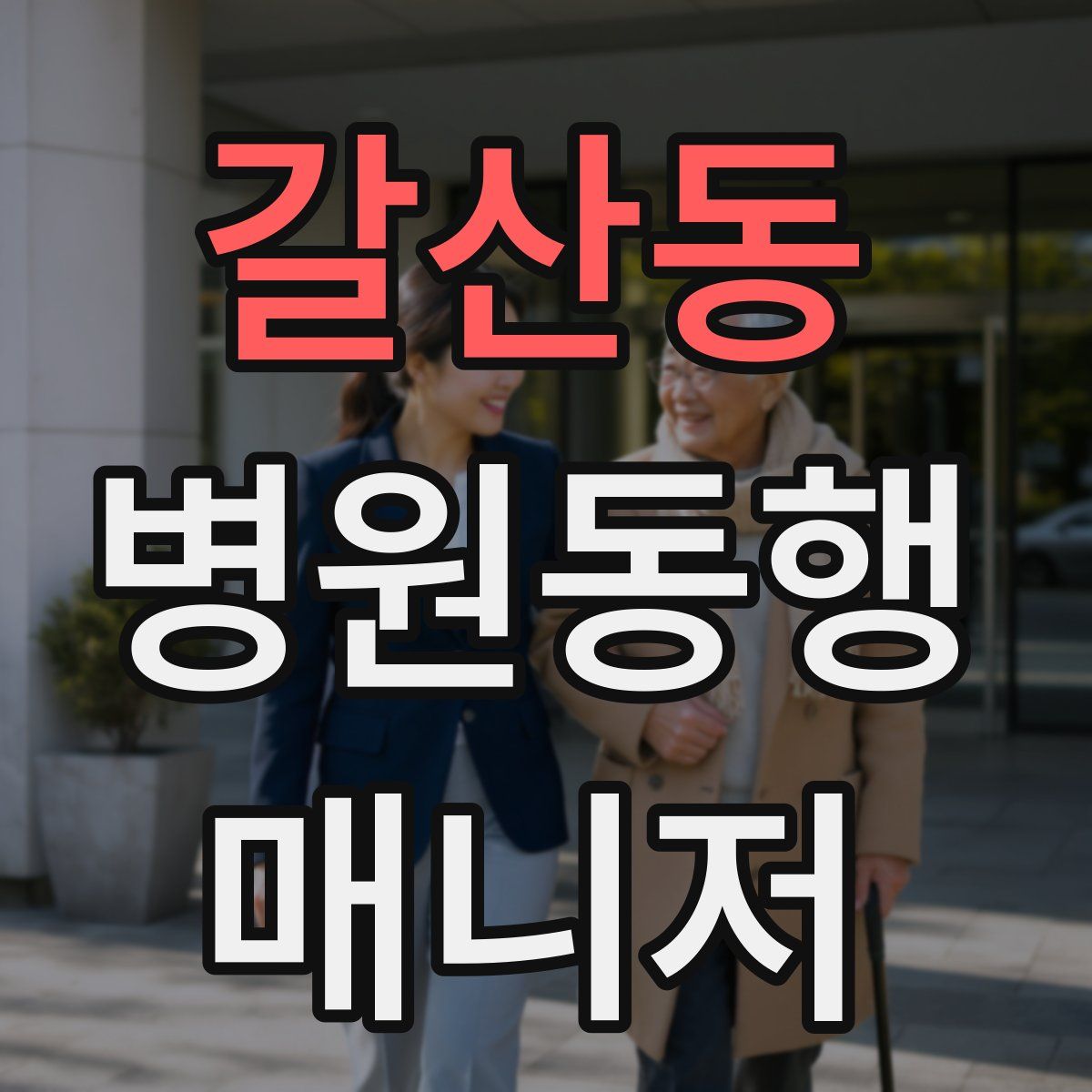 갈산동 병원동행매니저 자격증