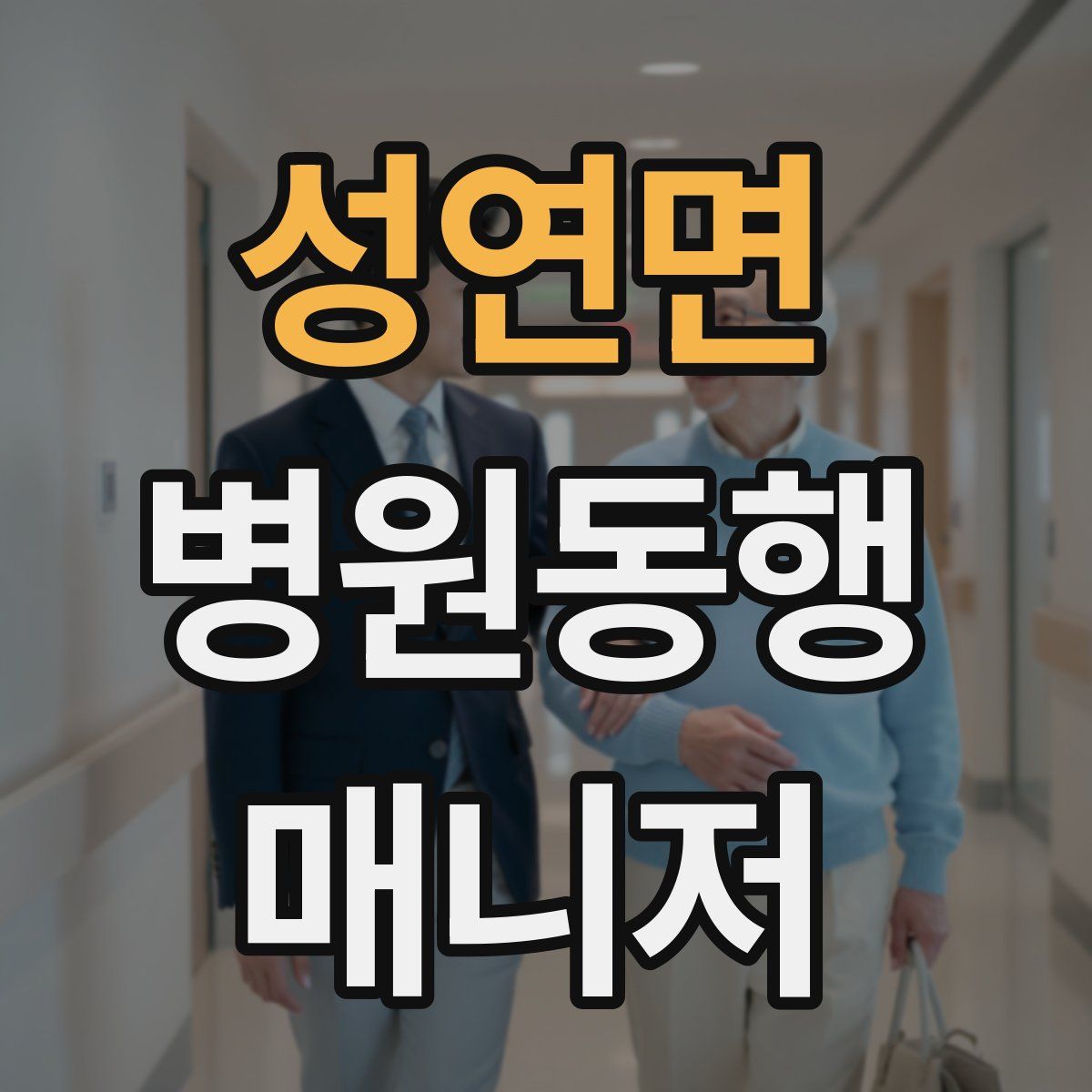 성연면 병원동행매니저 자격증