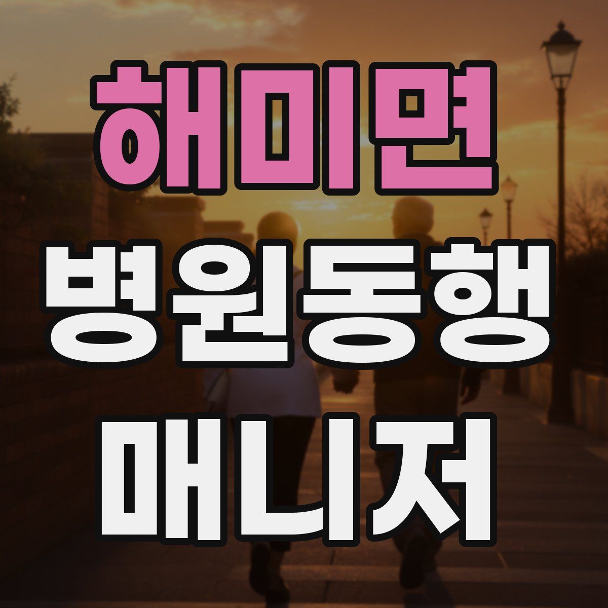 해미면 병원동행매니저 자격증