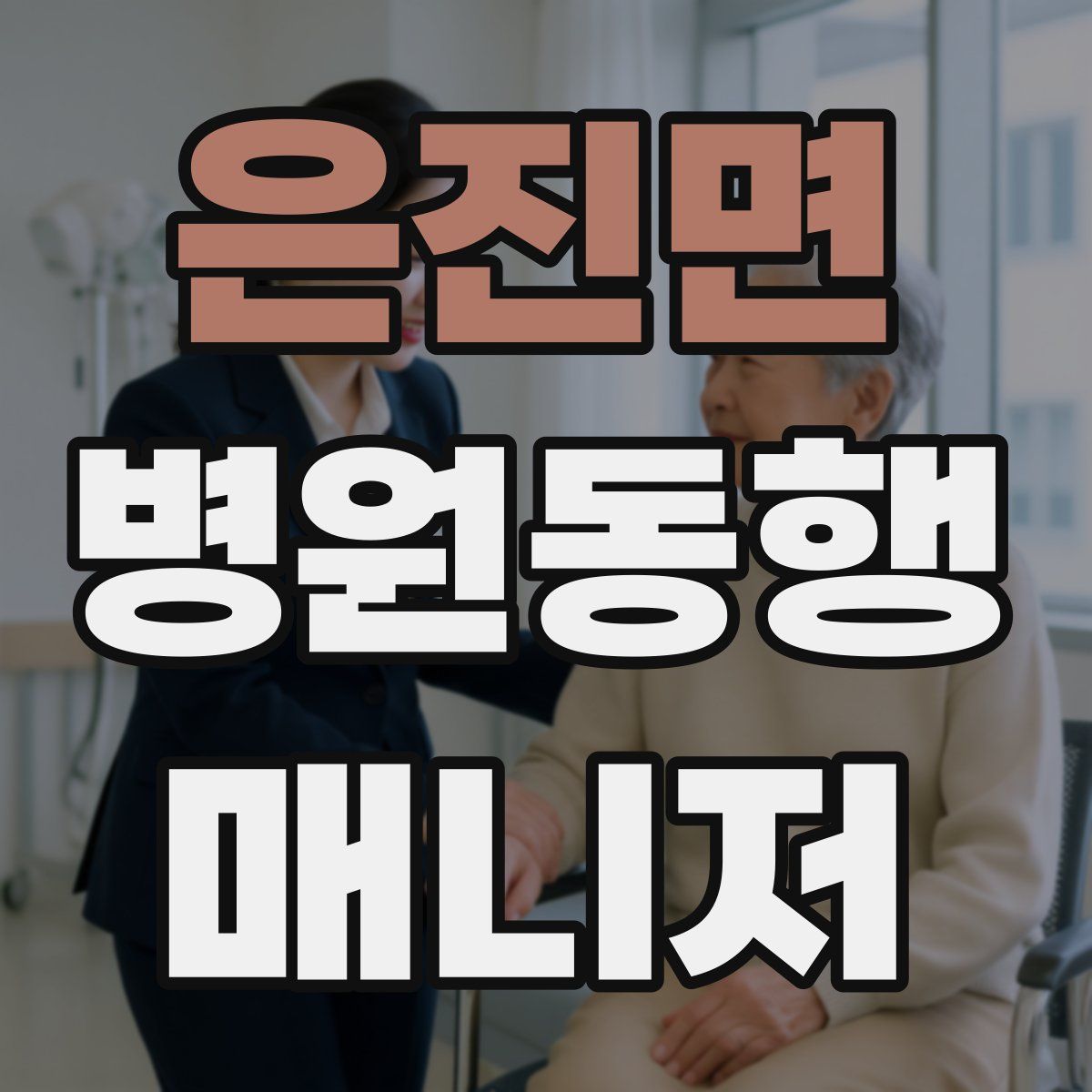 은진면 병원동행매니저 자격증
