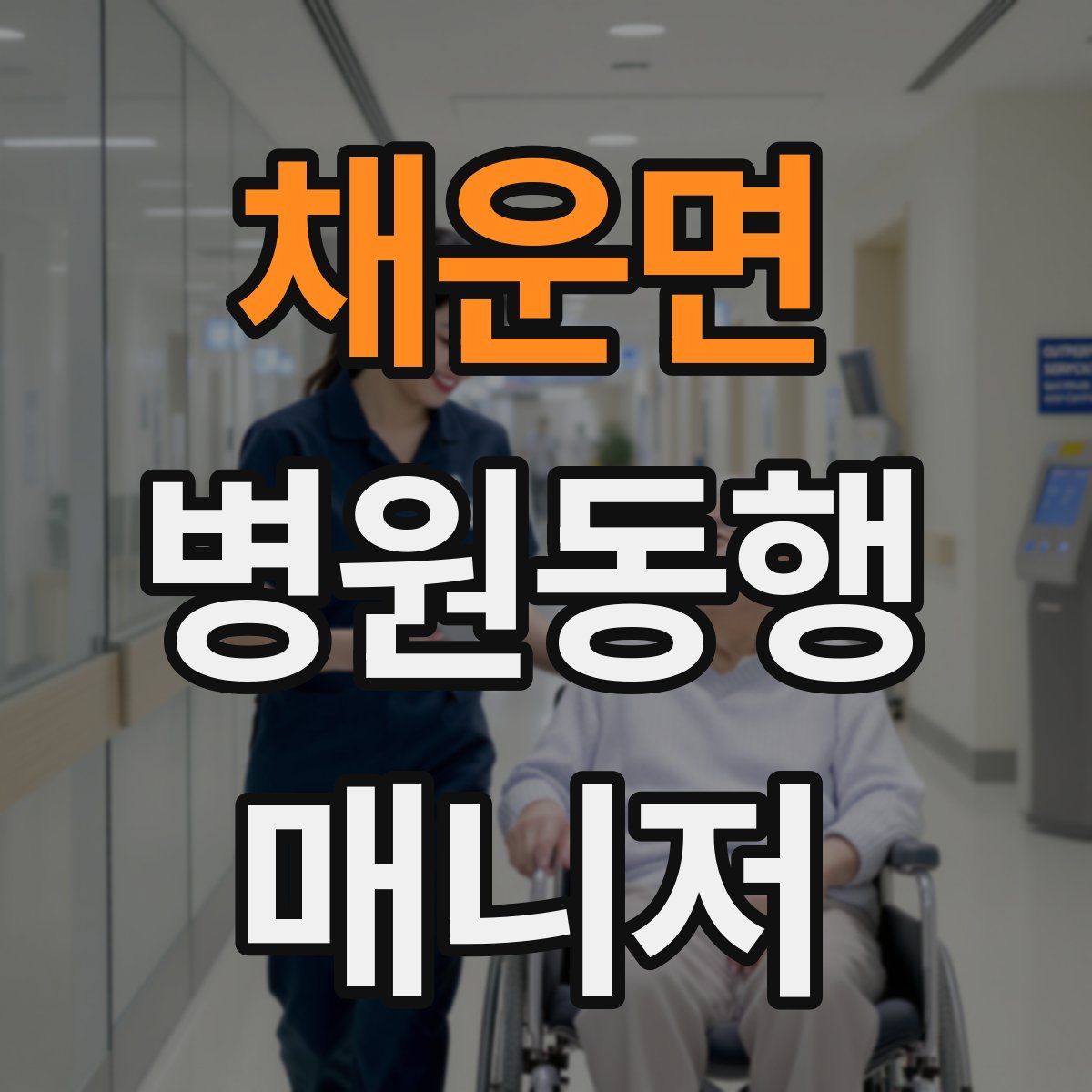 채운면 병원동행매니저 자격증