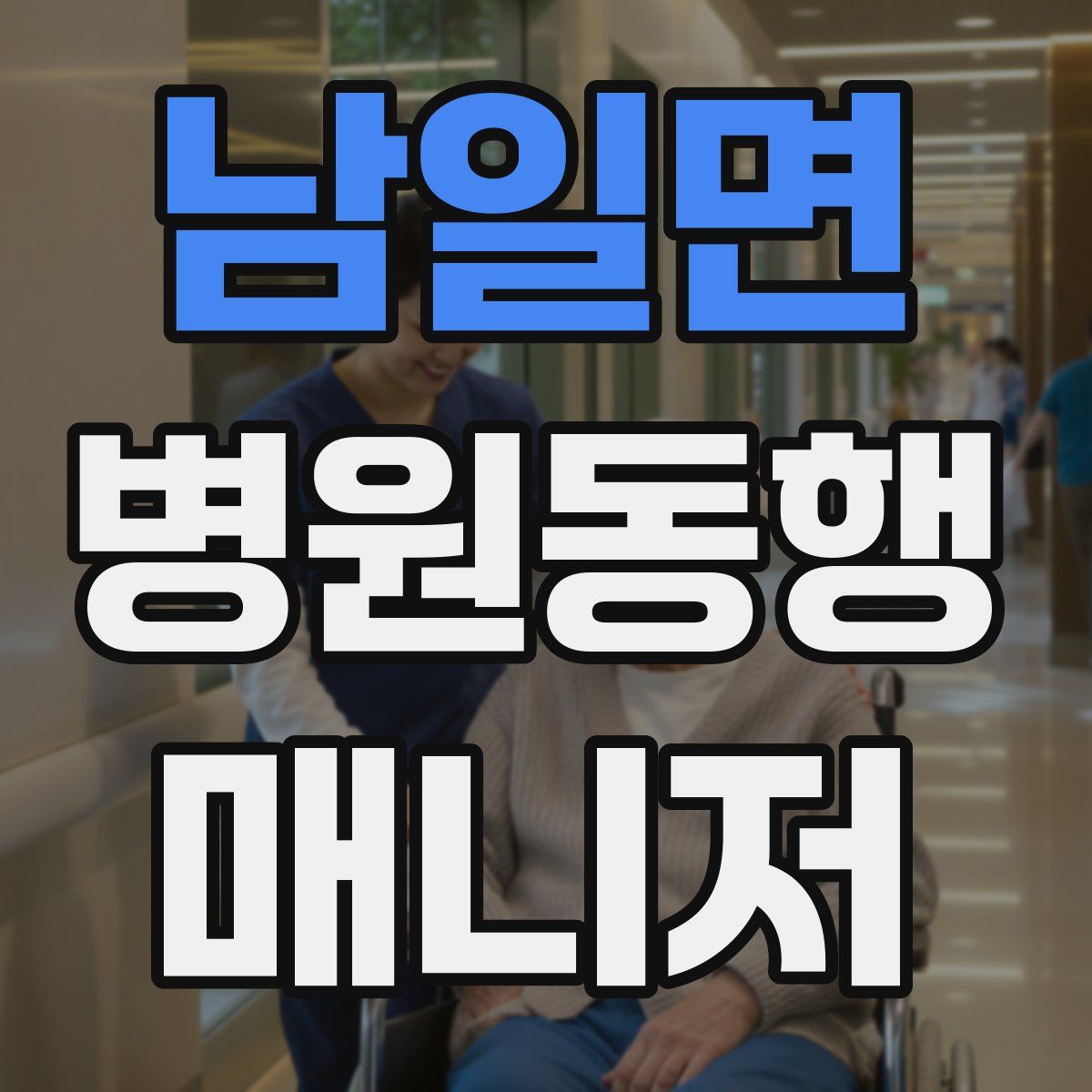 남일면 병원동행매니저 자격증