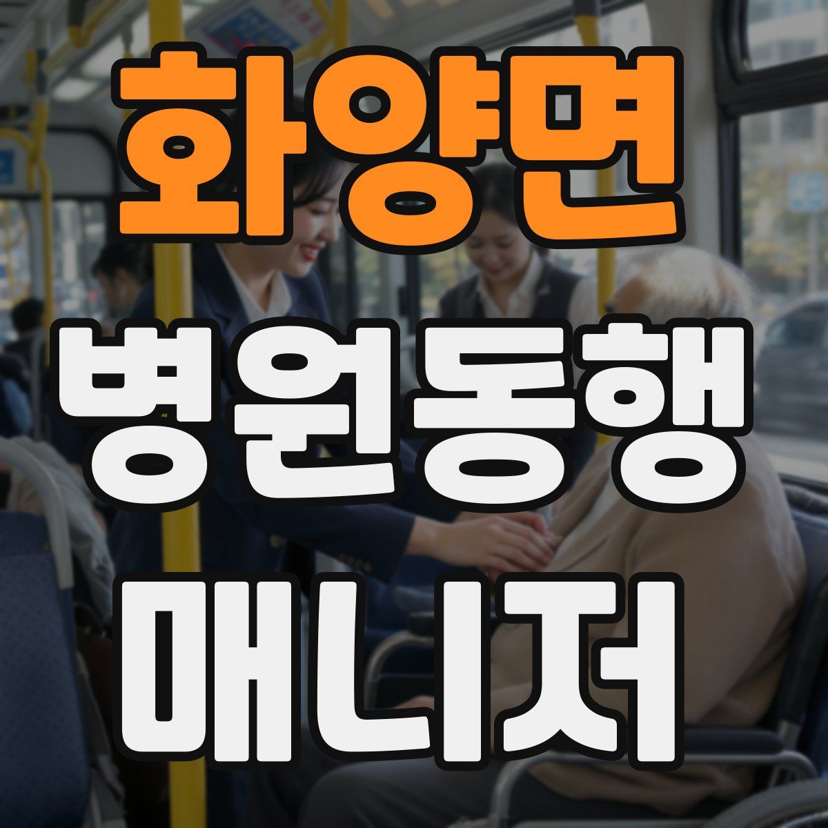 화양면 병원동행매니저 자격증