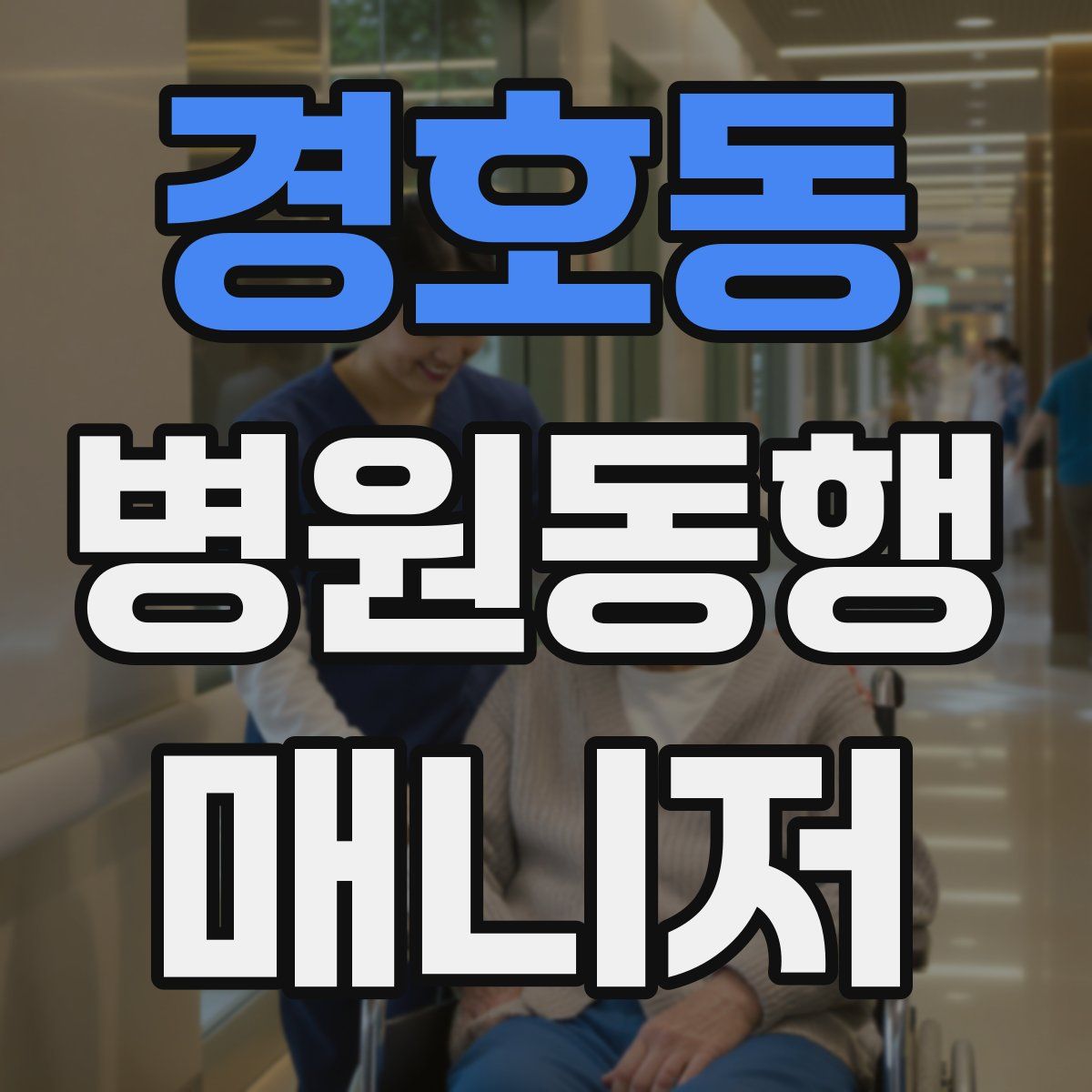 경호동 병원동행매니저 자격증