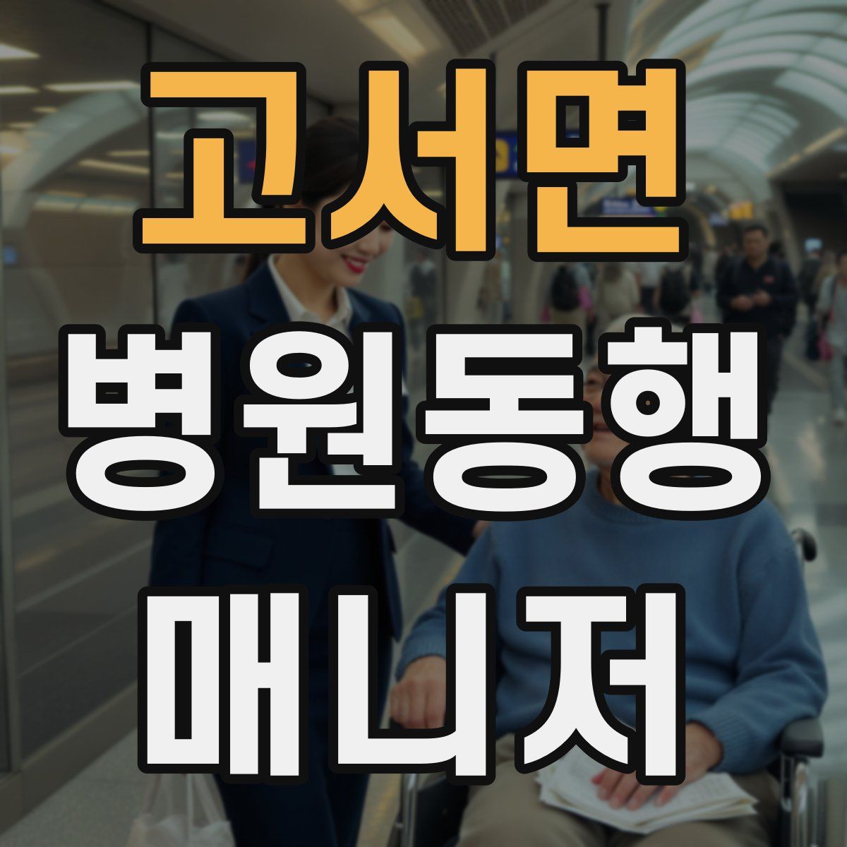 고서면 병원동행매니저 자격증