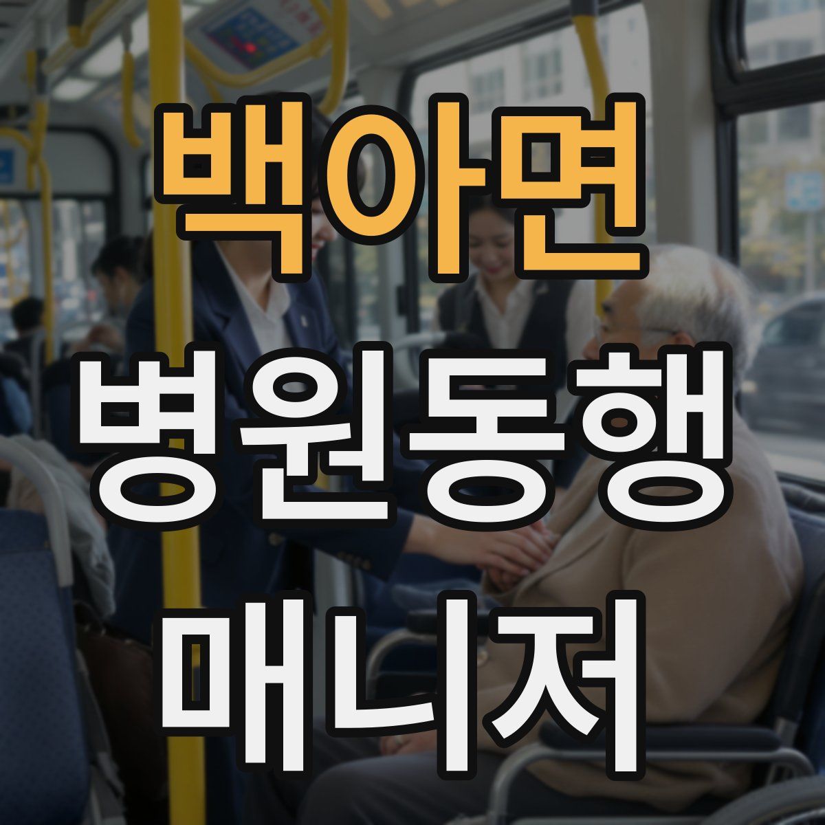 백아면 병원동행매니저 자격증