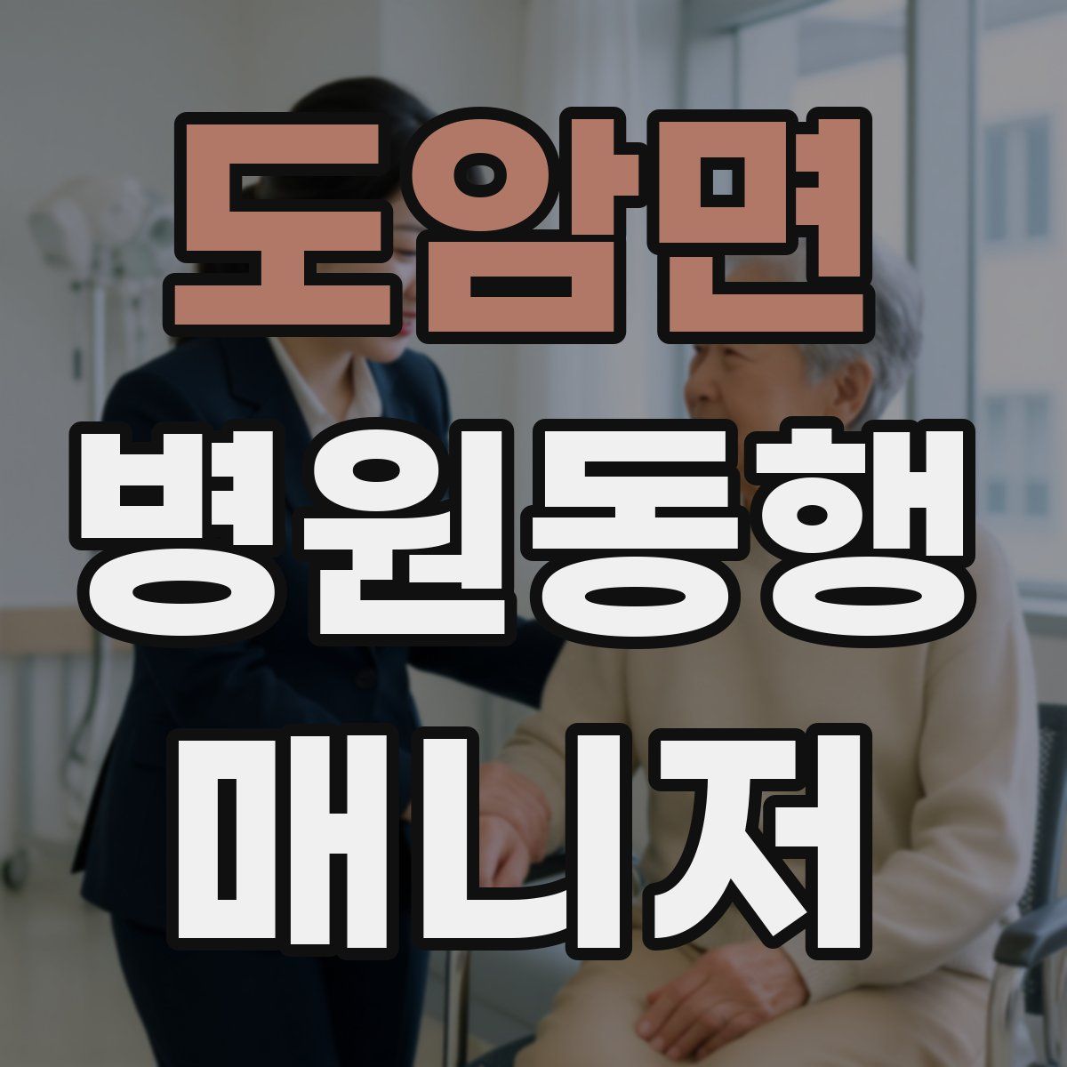 도암면 병원동행매니저 자격증