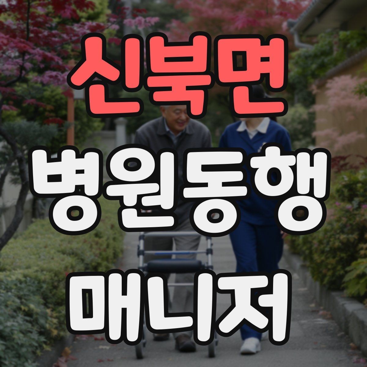 신북면 병원동행매니저 자격증 자동문·회전문 통과 시 안전 요령