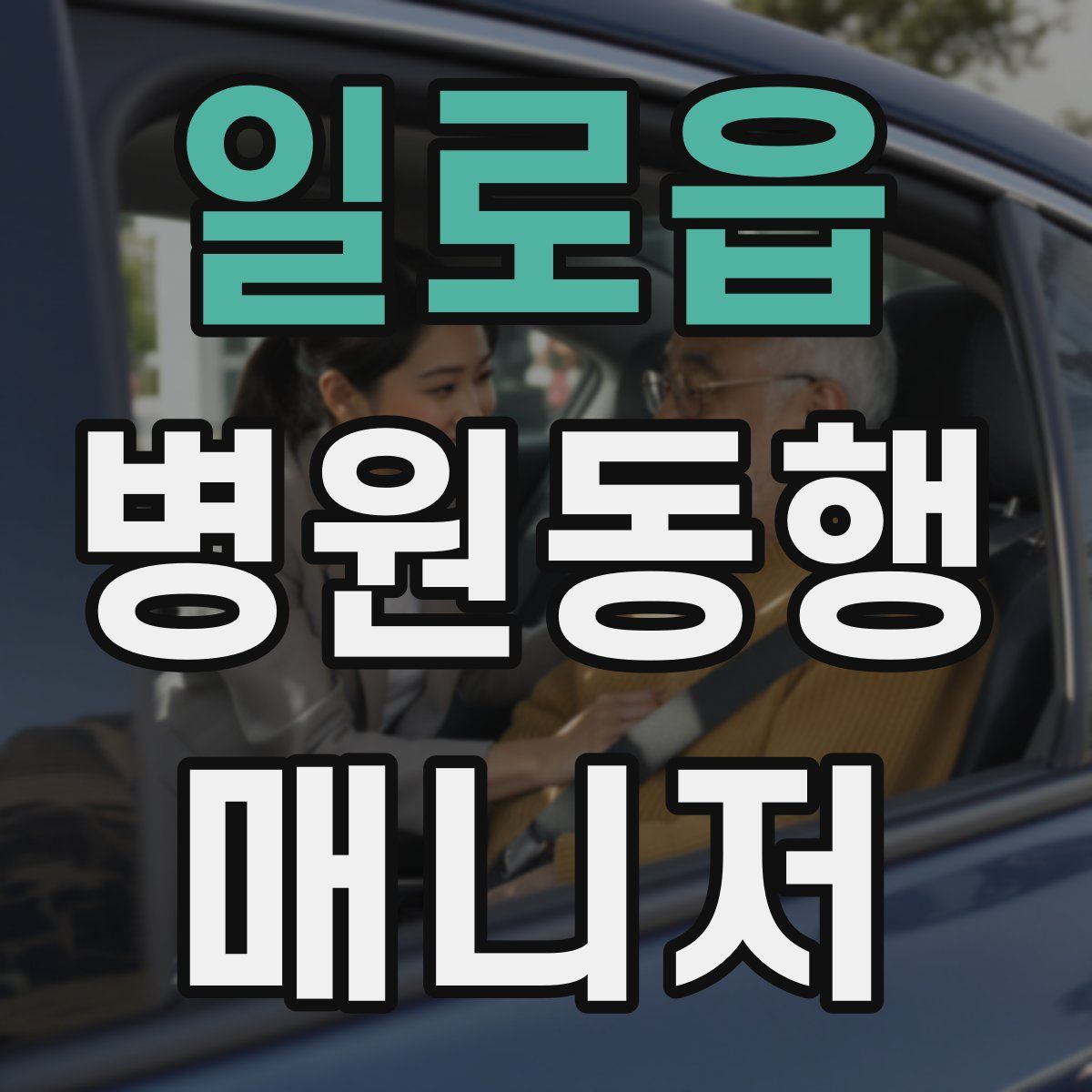 일로읍 병원동행매니저 자격증