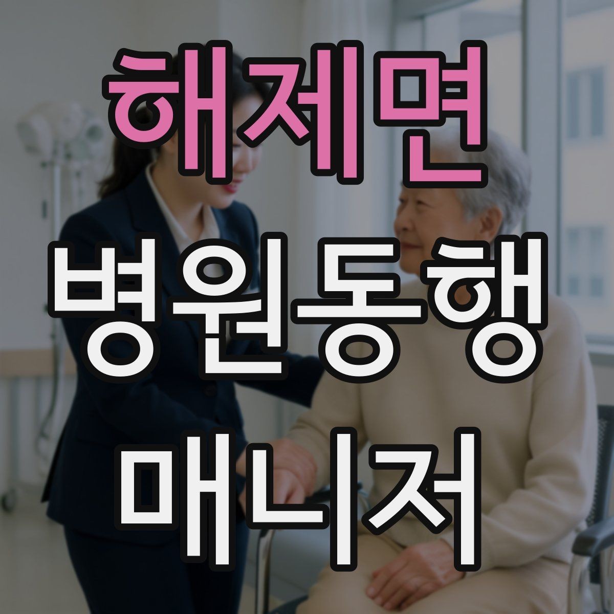 해제면 병원동행매니저 자격증 단발성 동행과 정기 동행 차이