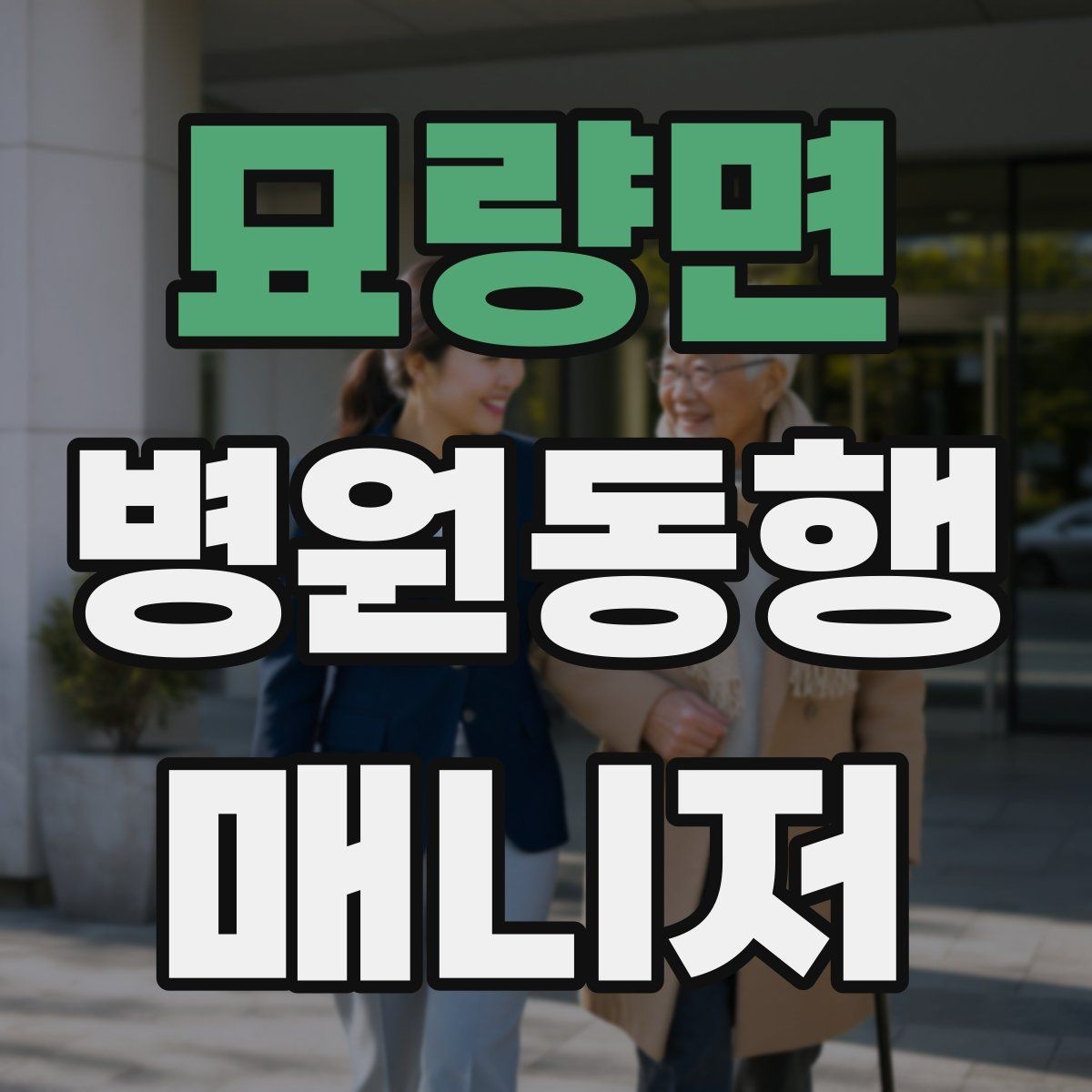 묘량면 병원동행매니저 자격증 외래 진료 동행 흐름 정리