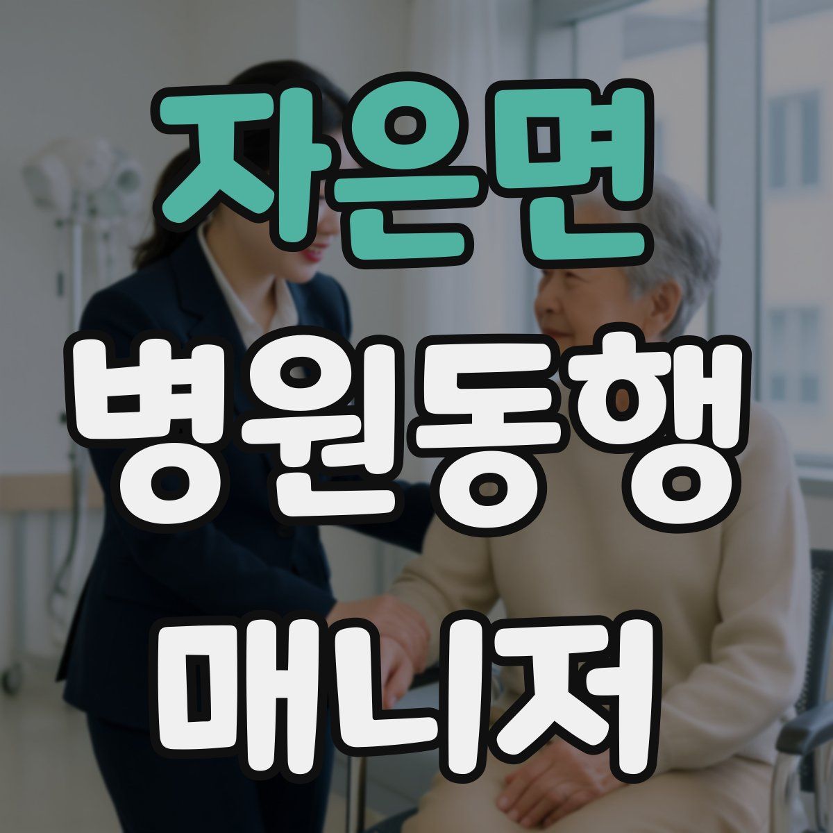 자은면 병원동행매니저 자격증