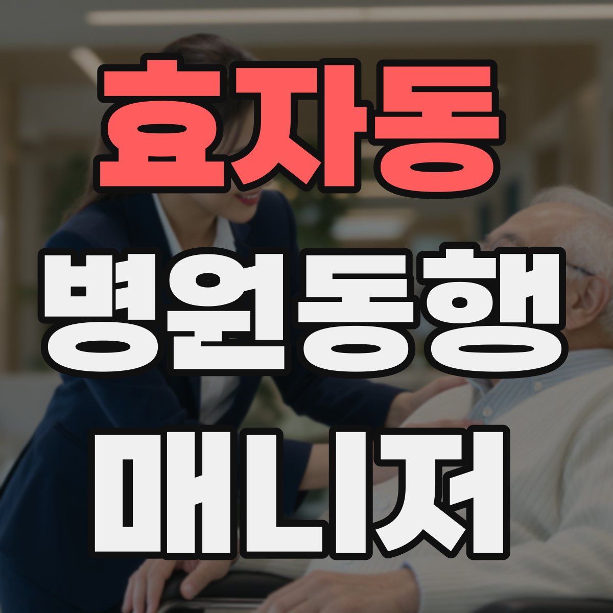 효자동 병원동행매니저 자격증