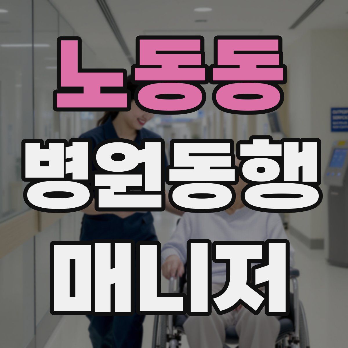 노동동 병원동행매니저 자격증