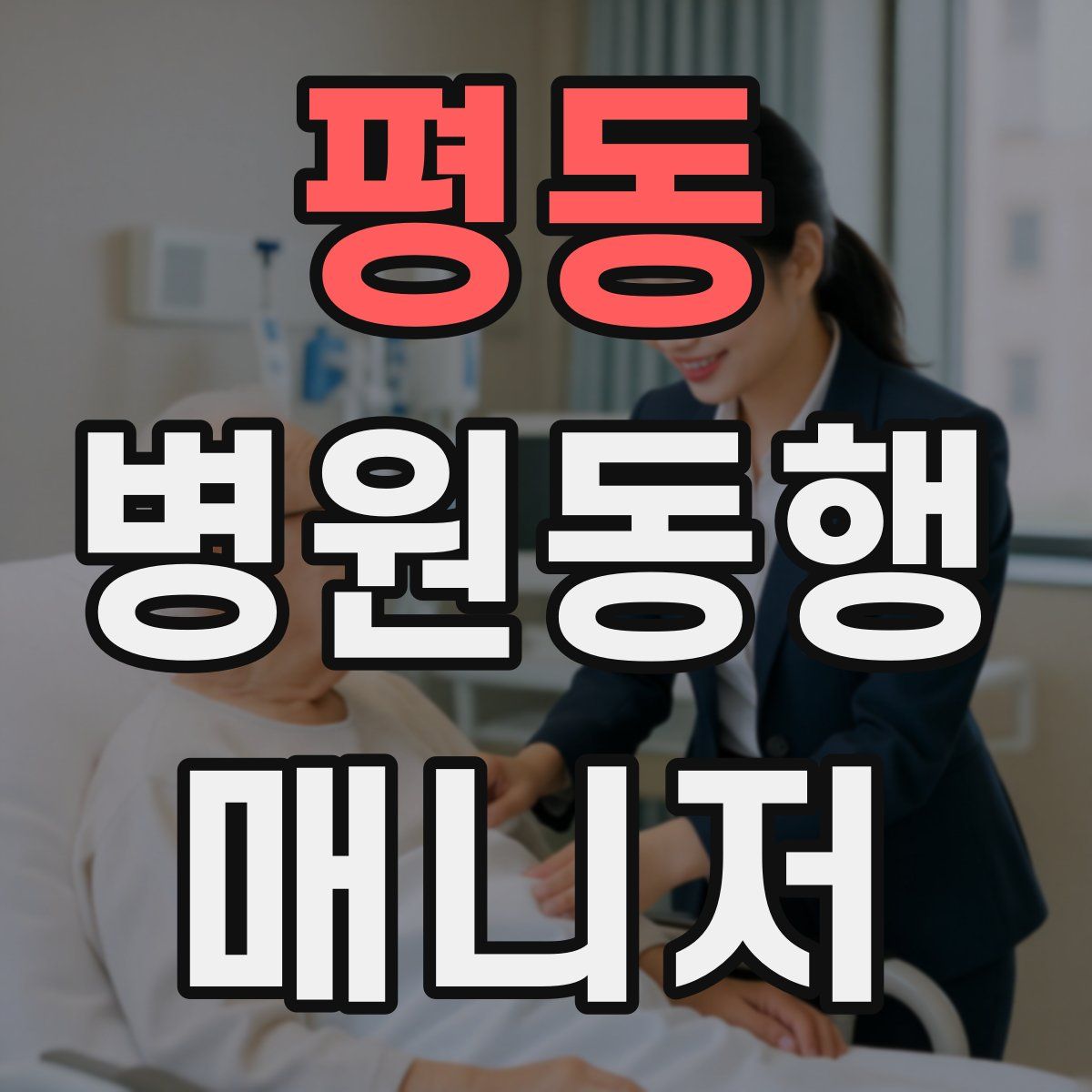 평동 병원동행매니저 자격증