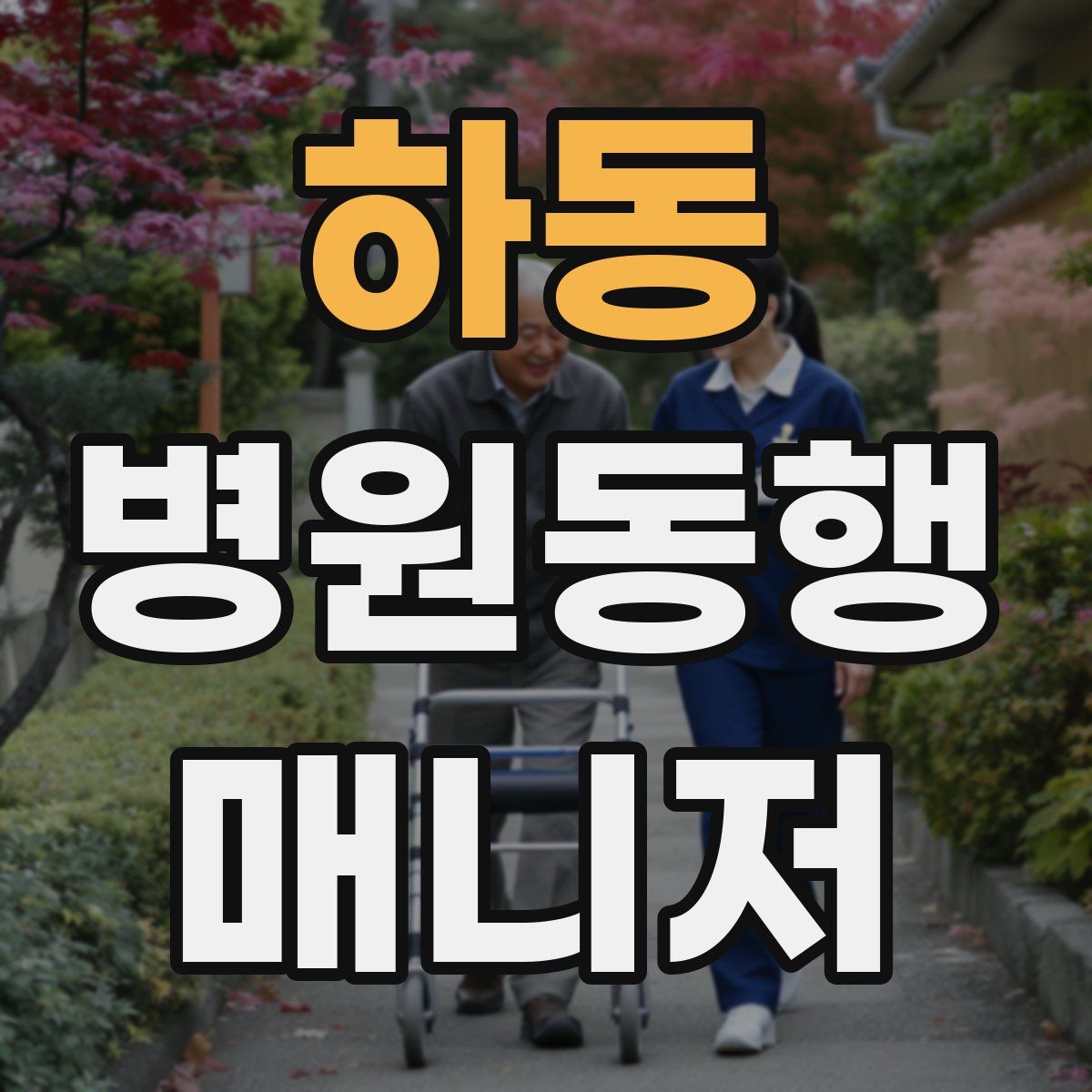 하동 병원동행매니저 자격증