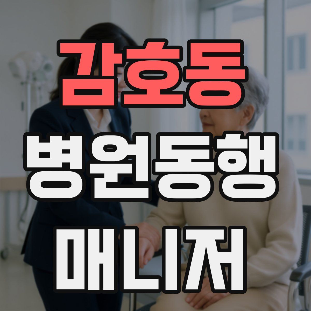 감호동 병원동행매니저 자격증