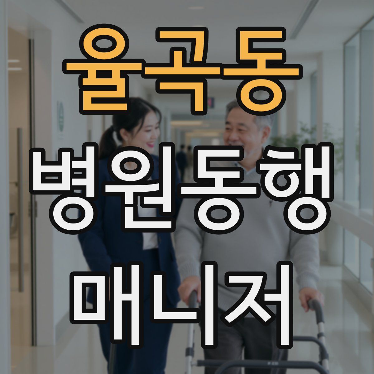 율곡동 병원동행매니저 자격증