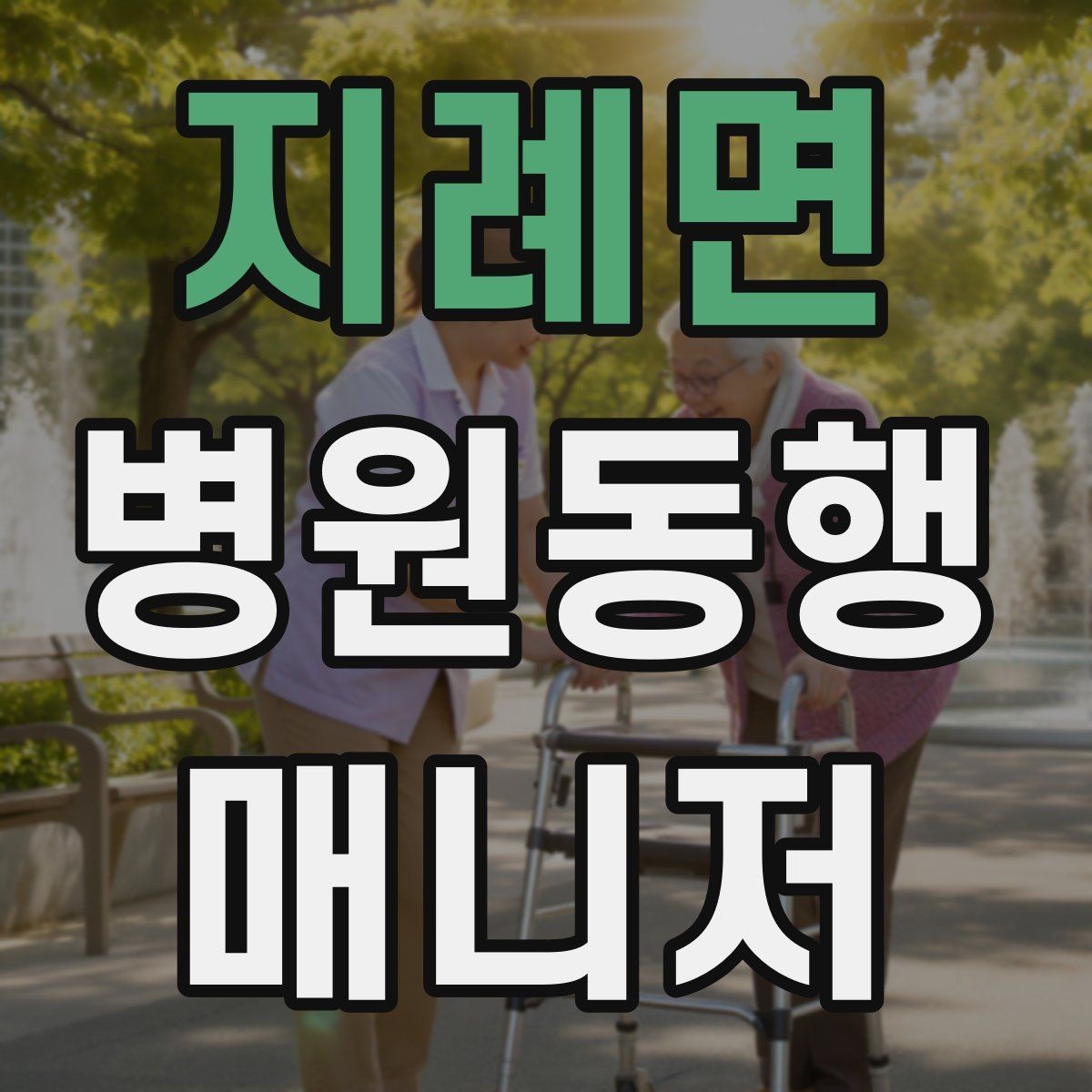 지례면 병원동행매니저 자격증 병원 동행 서비스가 필요한 순간들 정리