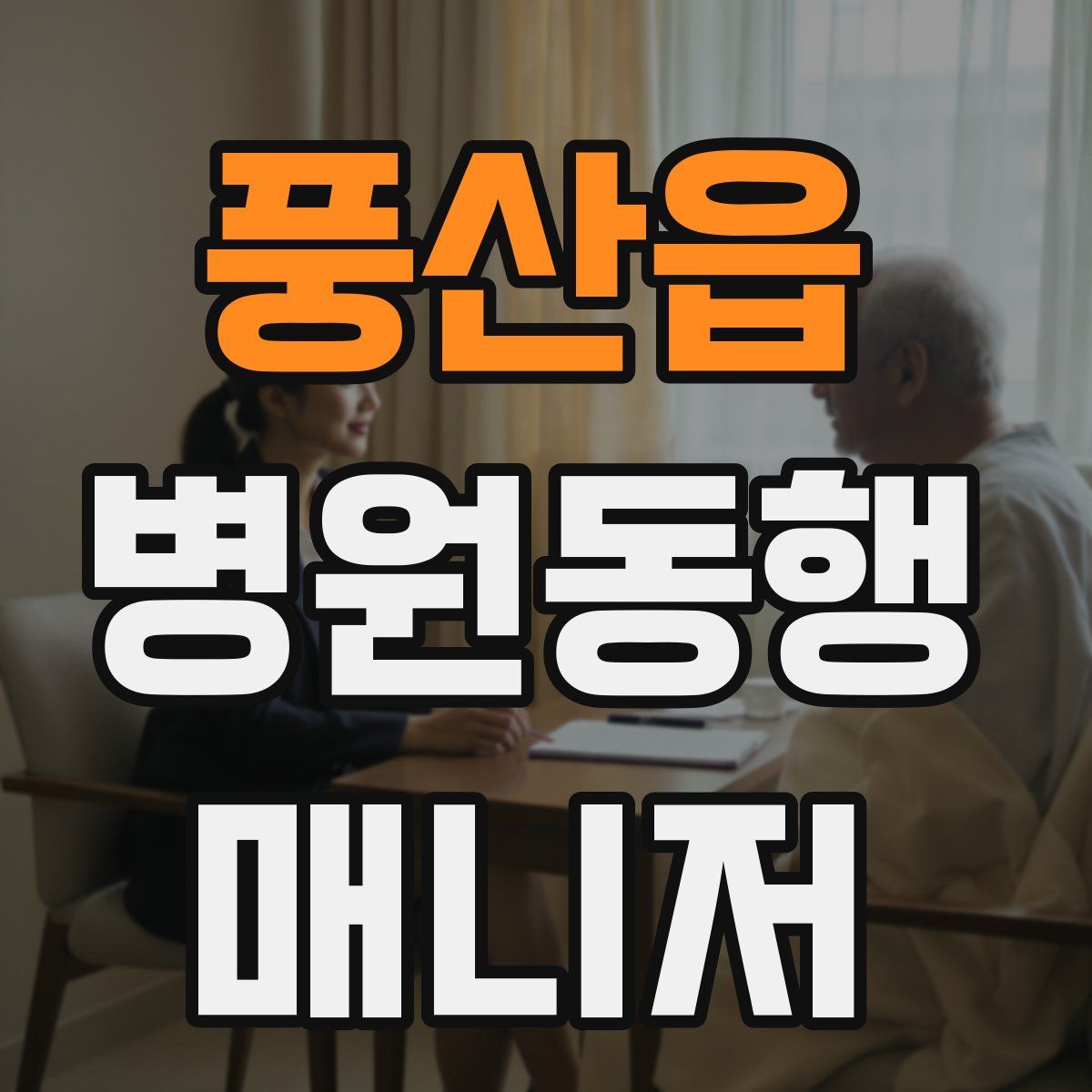 풍산읍 병원동행매니저 자격증