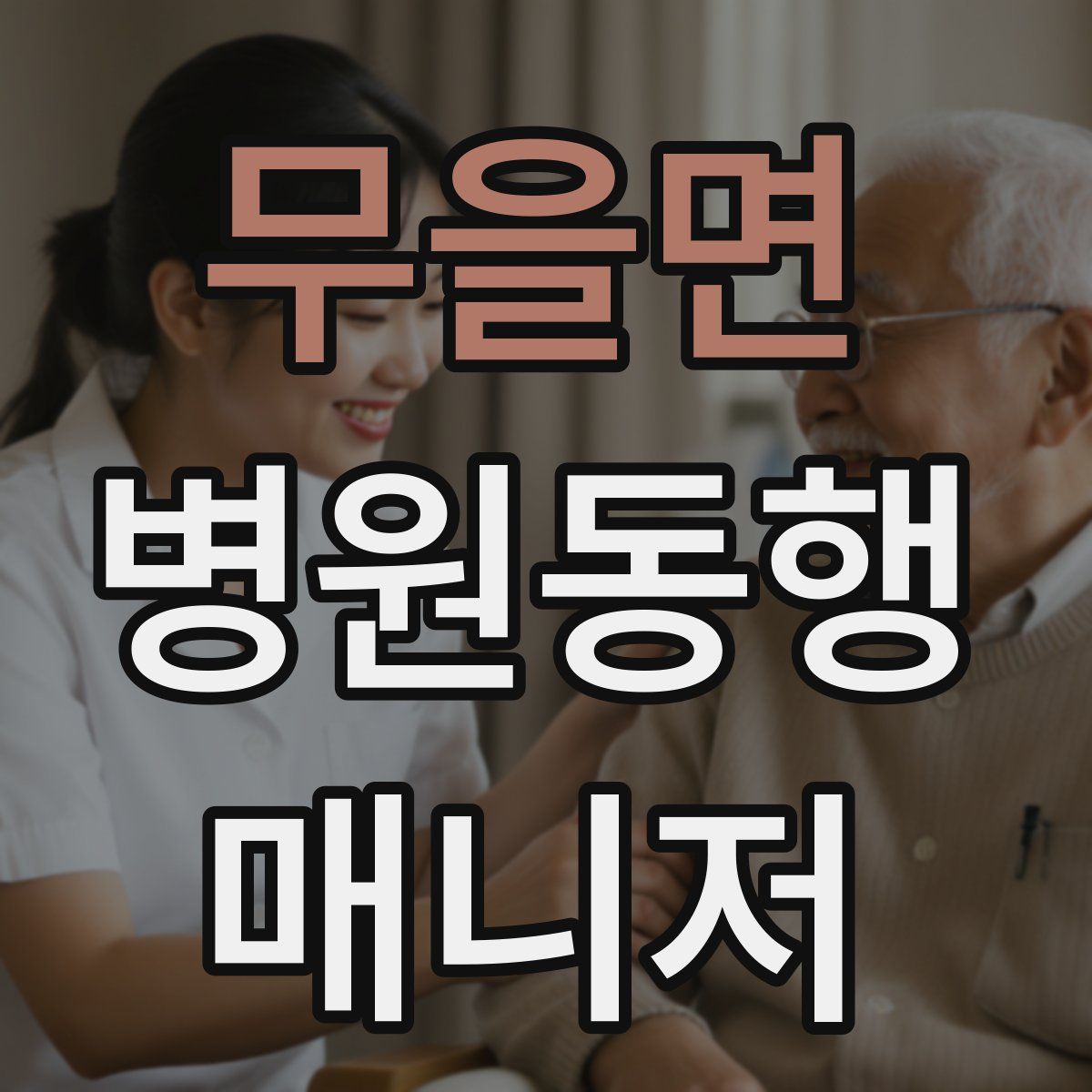무을면 병원동행매니저 자격증