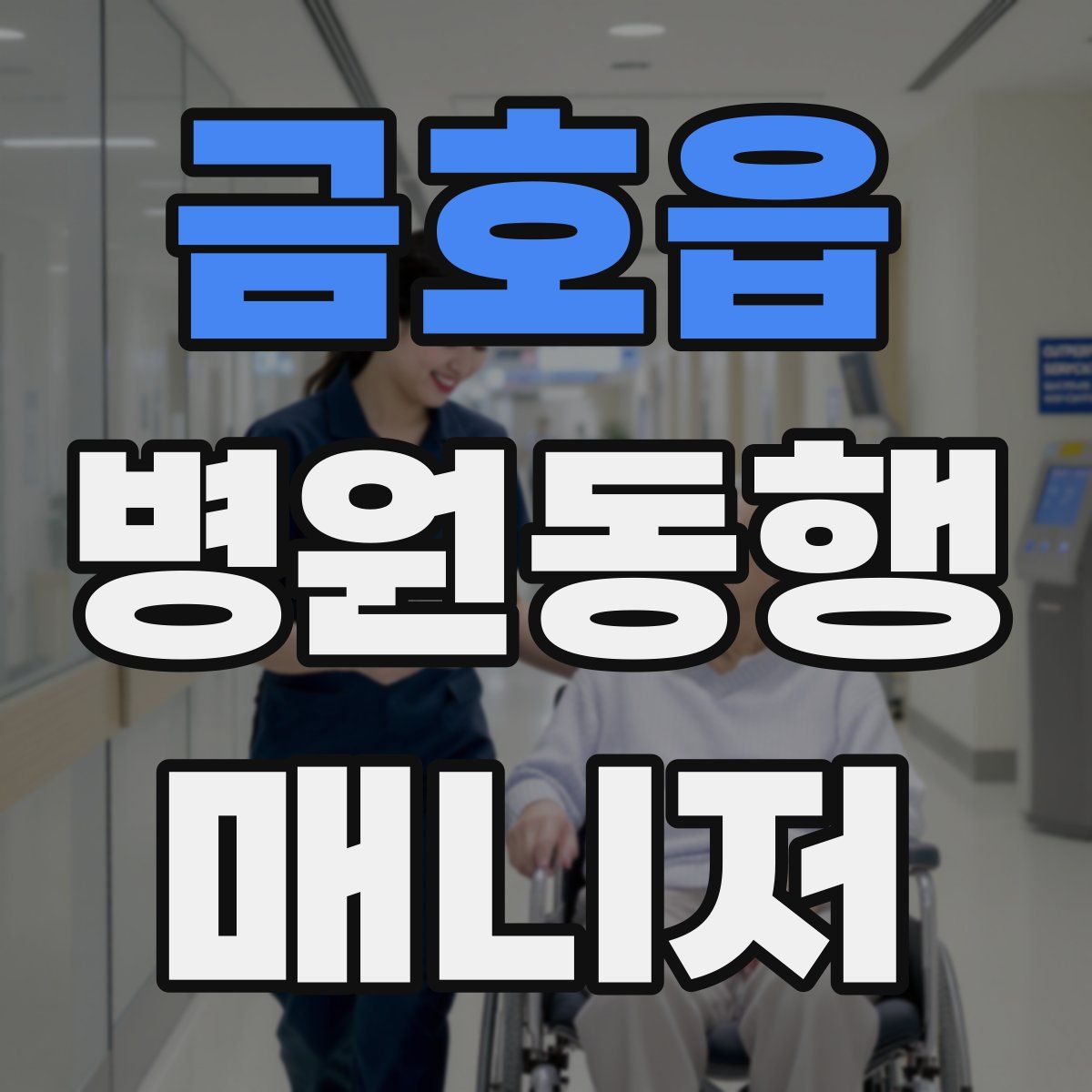 금호읍 병원동행매니저 자격증