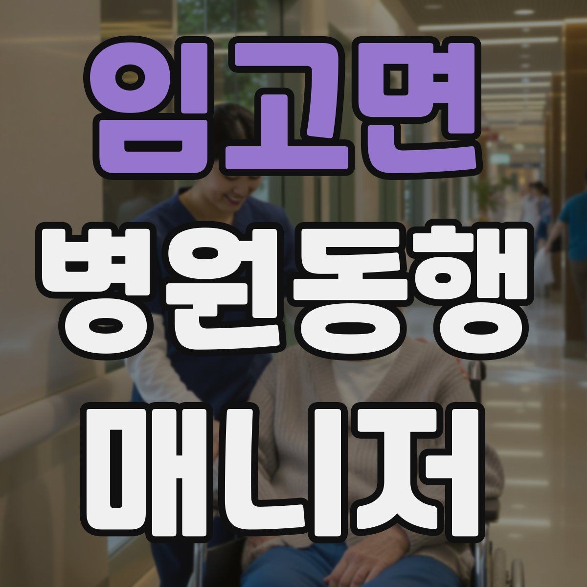임고면 병원동행매니저 자격증 당일 준비물 체크리스트