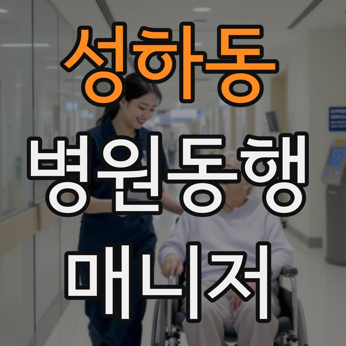 성하동 병원동행매니저 자격증