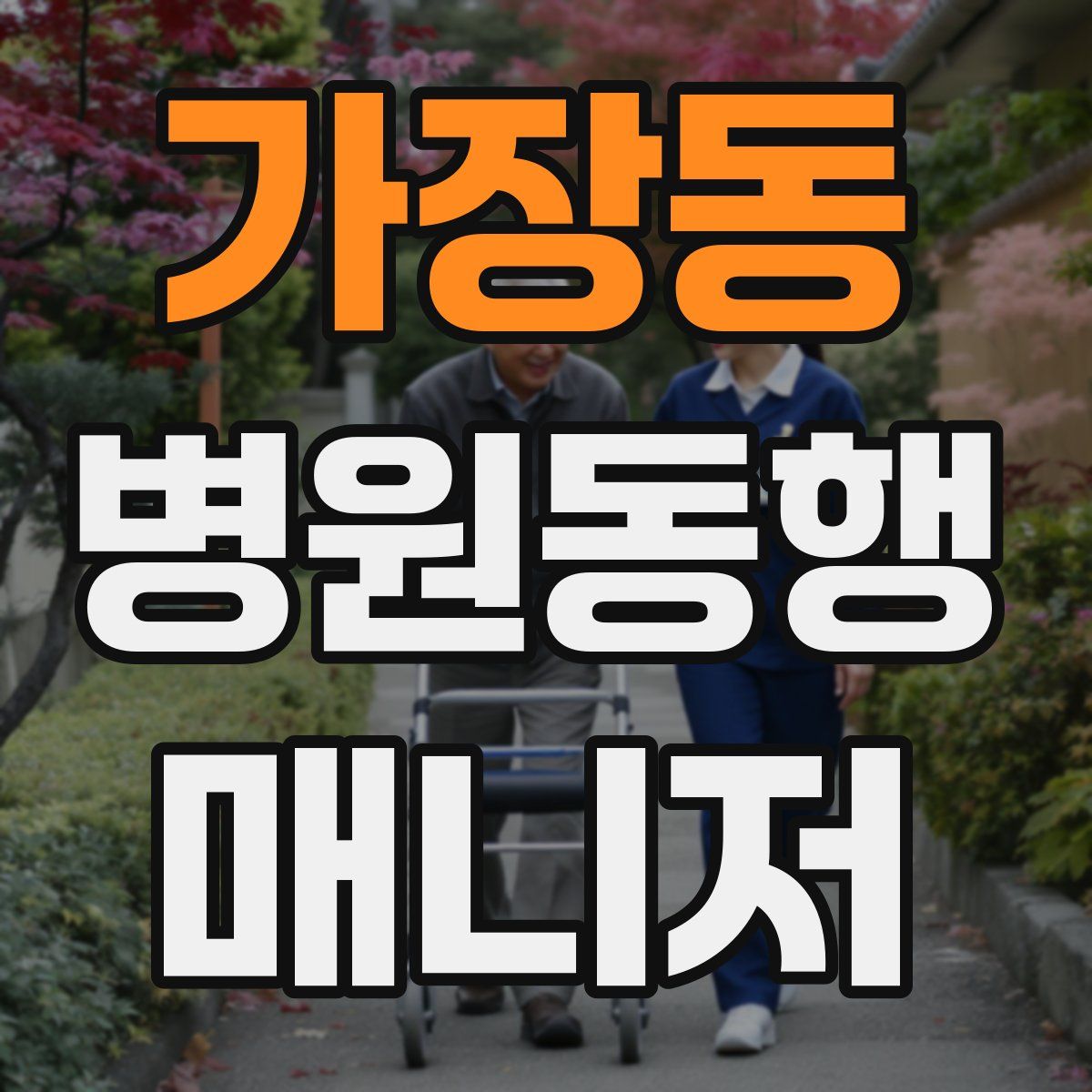 가장동 병원동행매니저 자격증