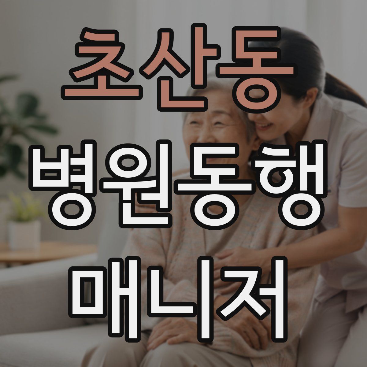 초산동 병원동행매니저 자격증