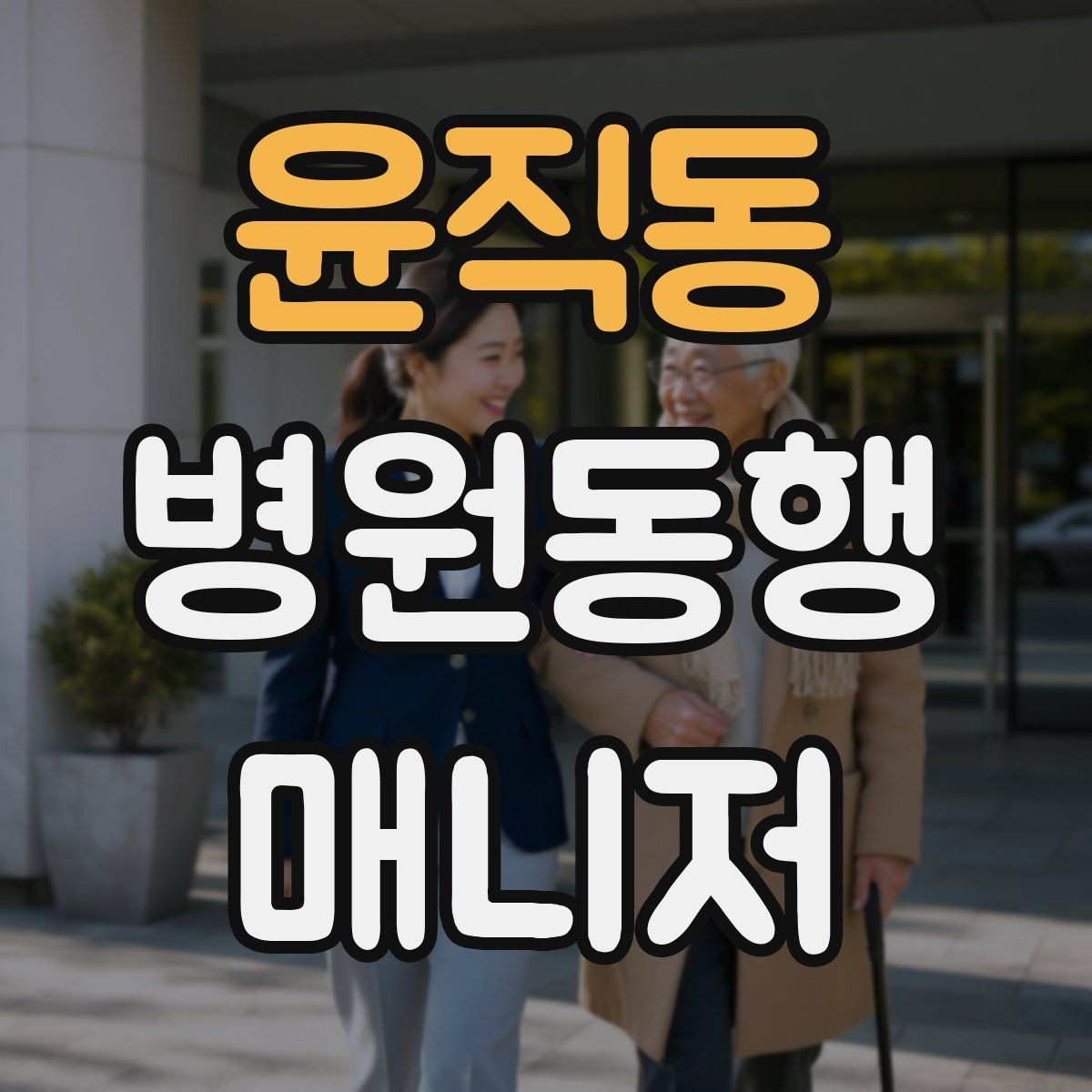 윤직동 병원동행매니저 자격증 등록 여부를 확인해야 하는 이유