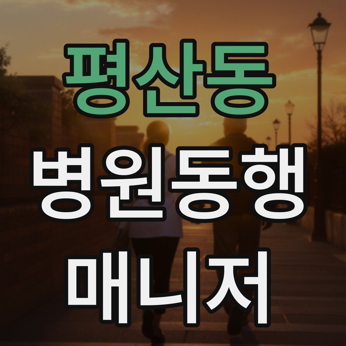 평산동 병원동행매니저 자격증