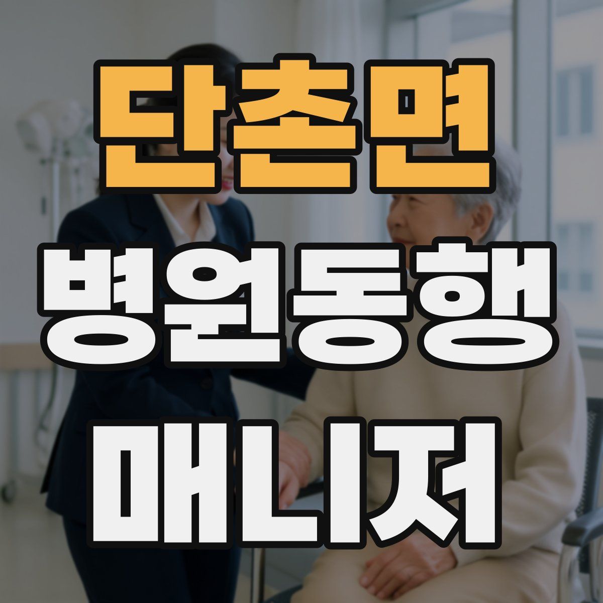 단촌면 병원동행매니저 자격증