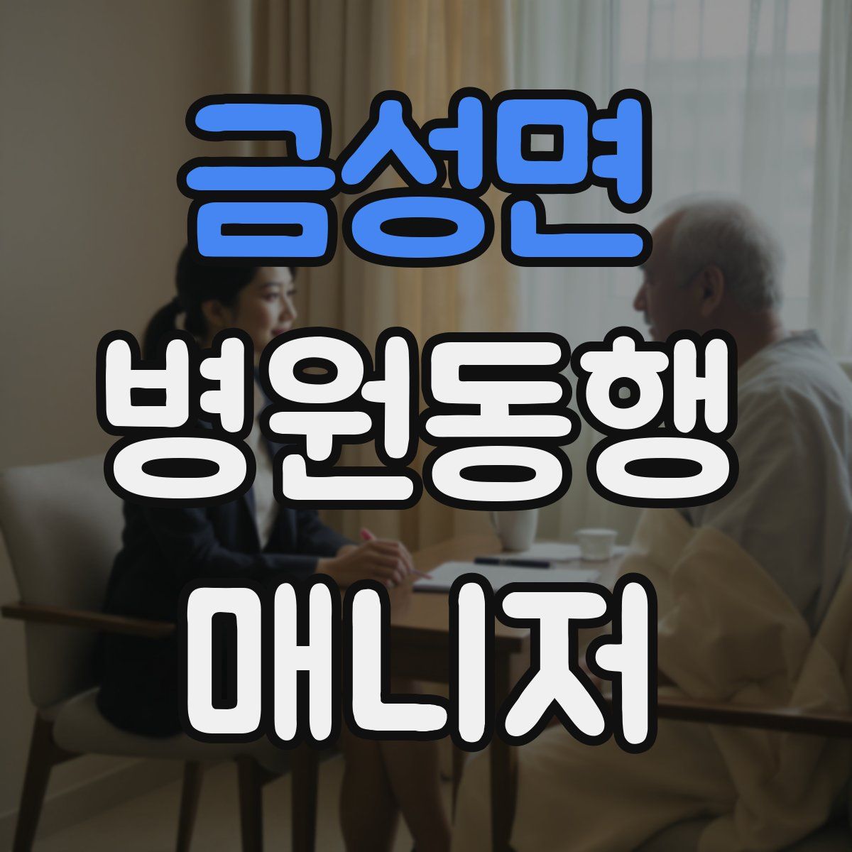 금성면 병원동행매니저 자격증