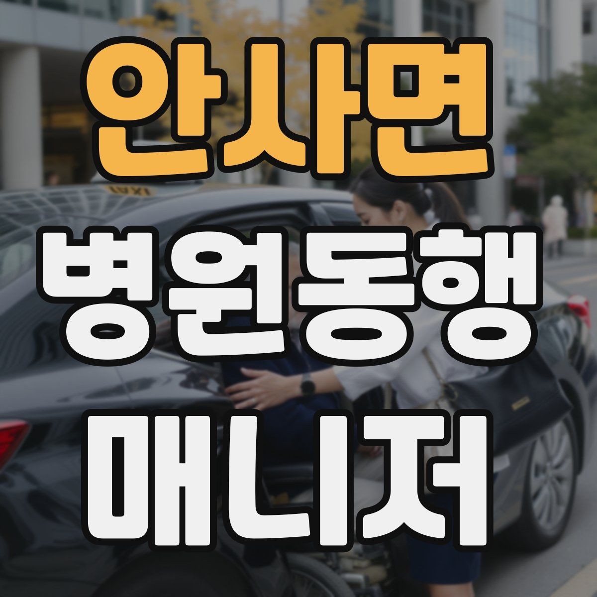 안사면 병원동행매니저 자격증 외래 진료 동행 흐름 정리