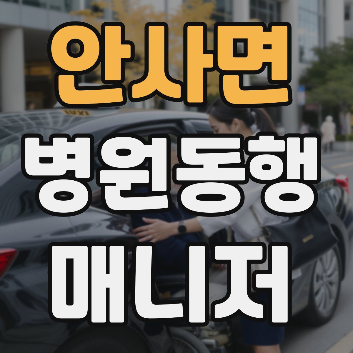 안사면 병원동행매니저 자격증