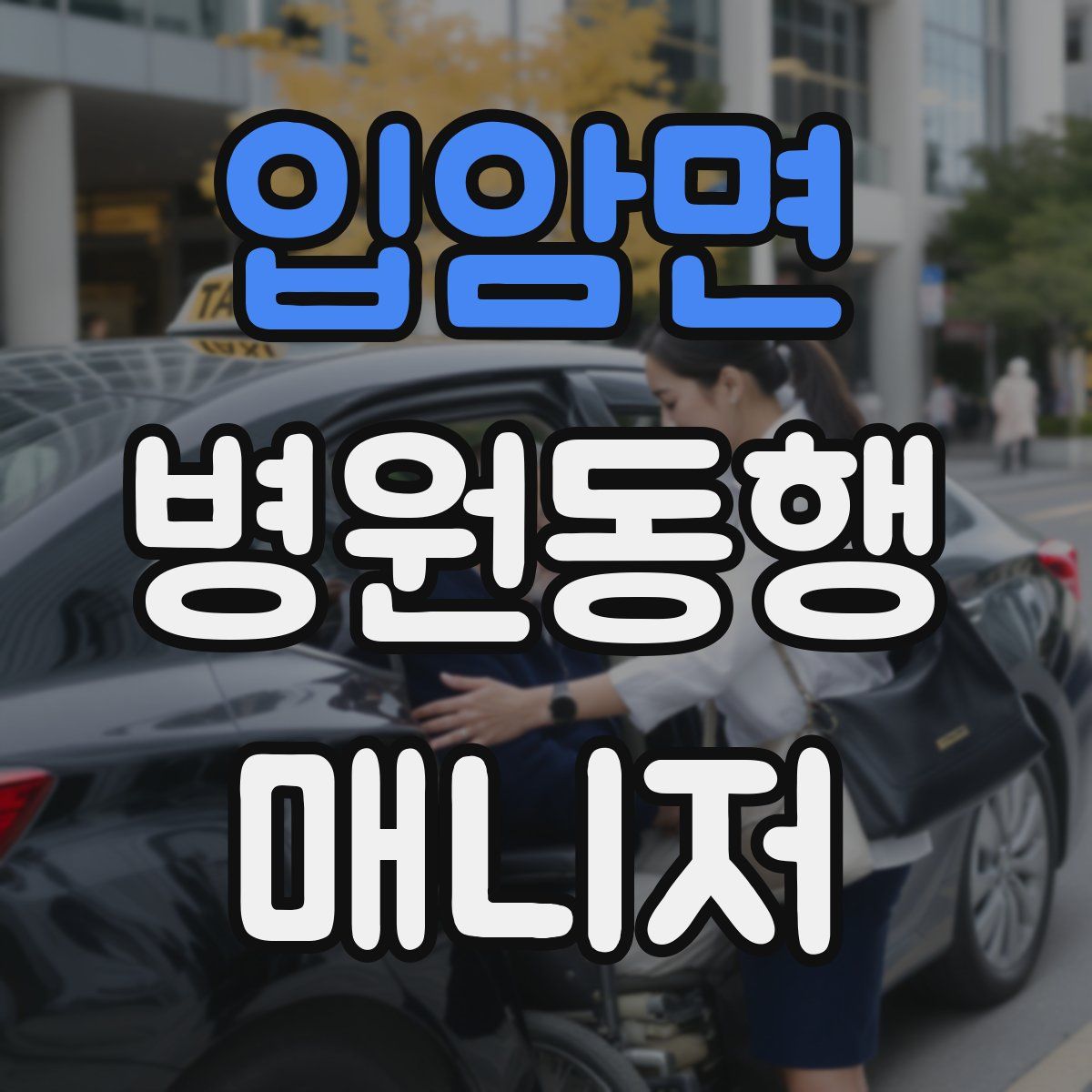 입암면 병원동행매니저 자격증