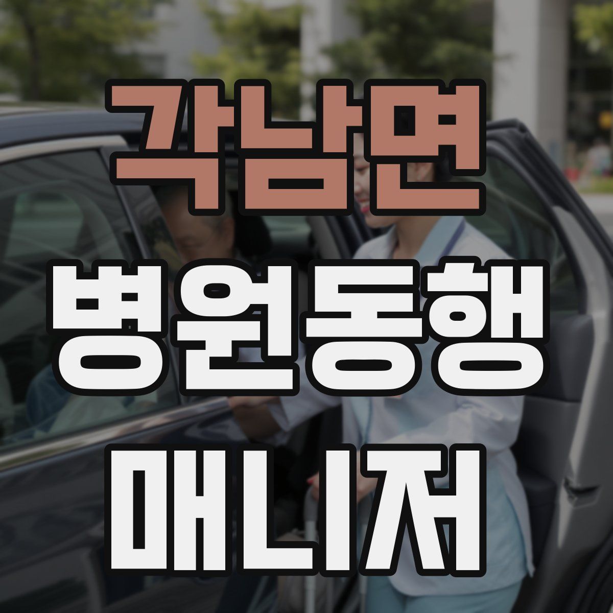 각남면 병원동행매니저 자격증