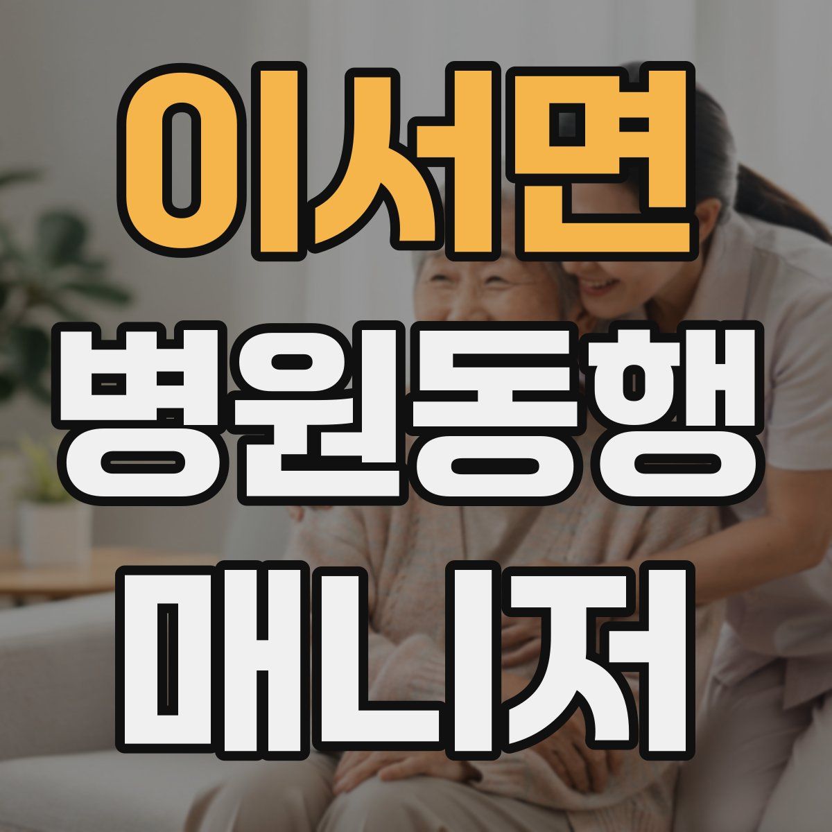 이서면 병원동행매니저 자격증