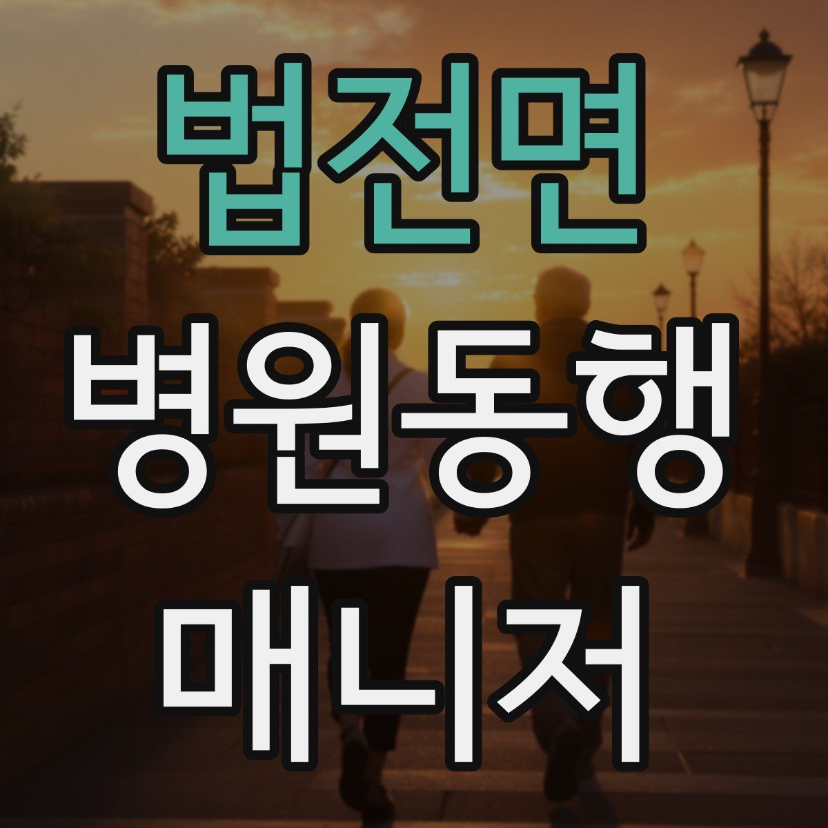 법전면 병원동행매니저 자격증