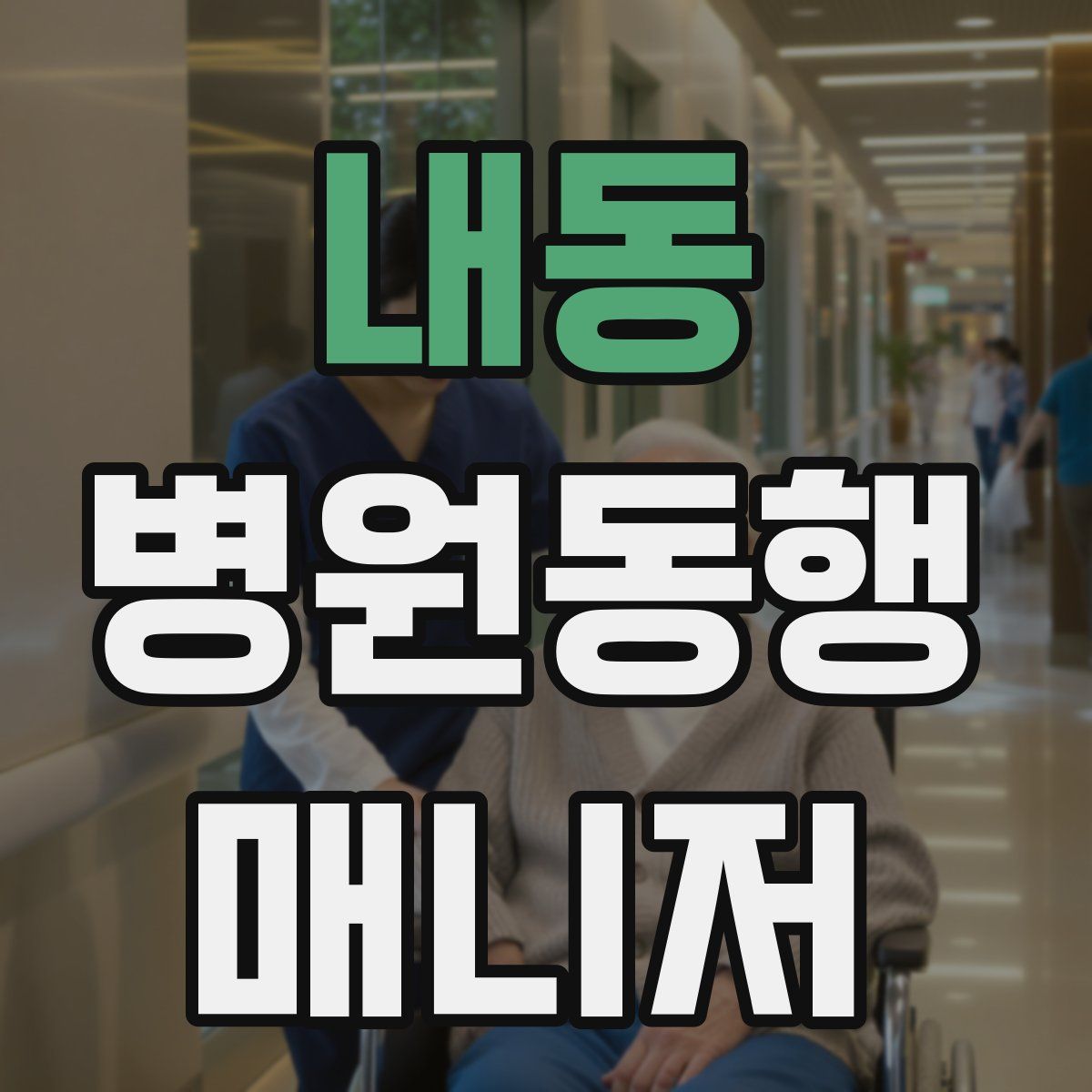 내동 병원동행매니저 자격증