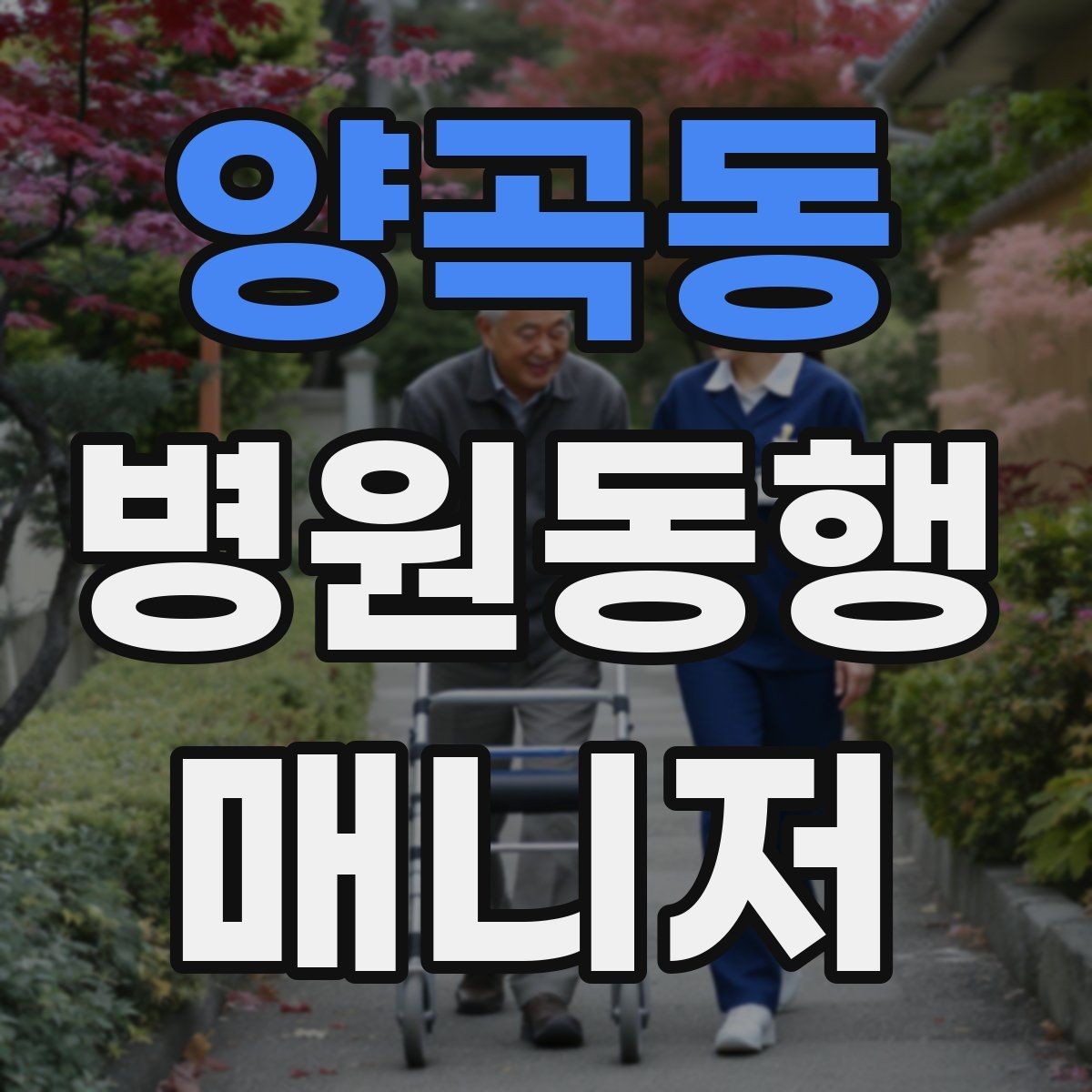 양곡동 병원동행매니저 자격증 자동문·회전문 통과 시 안전 요령